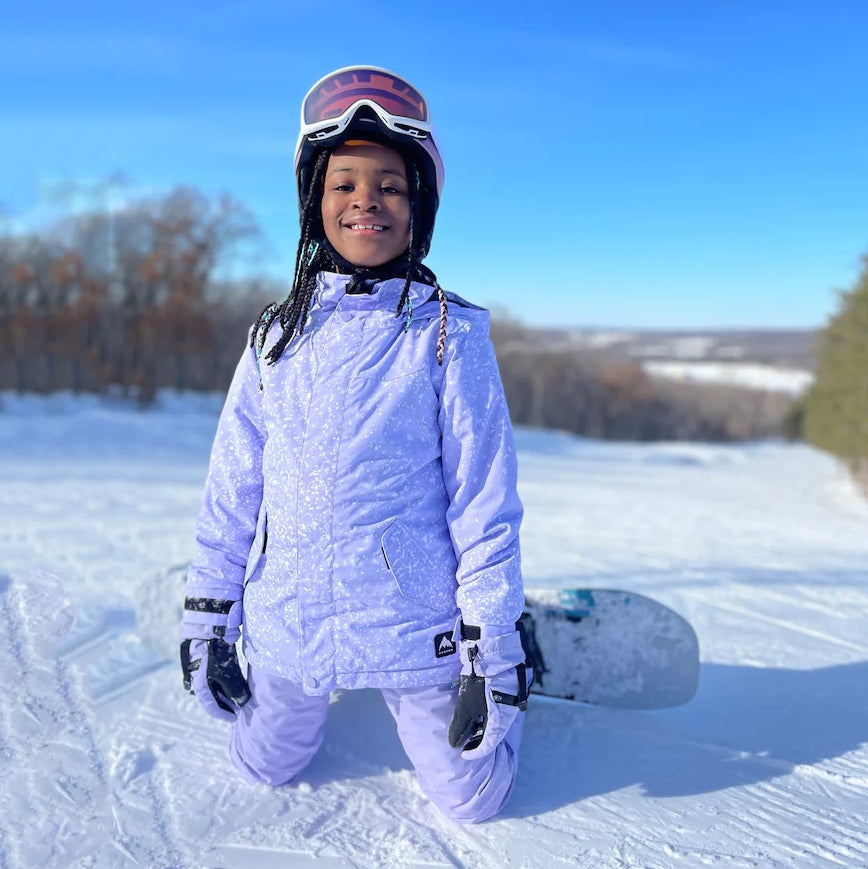 Girls Purple Snow Jacket