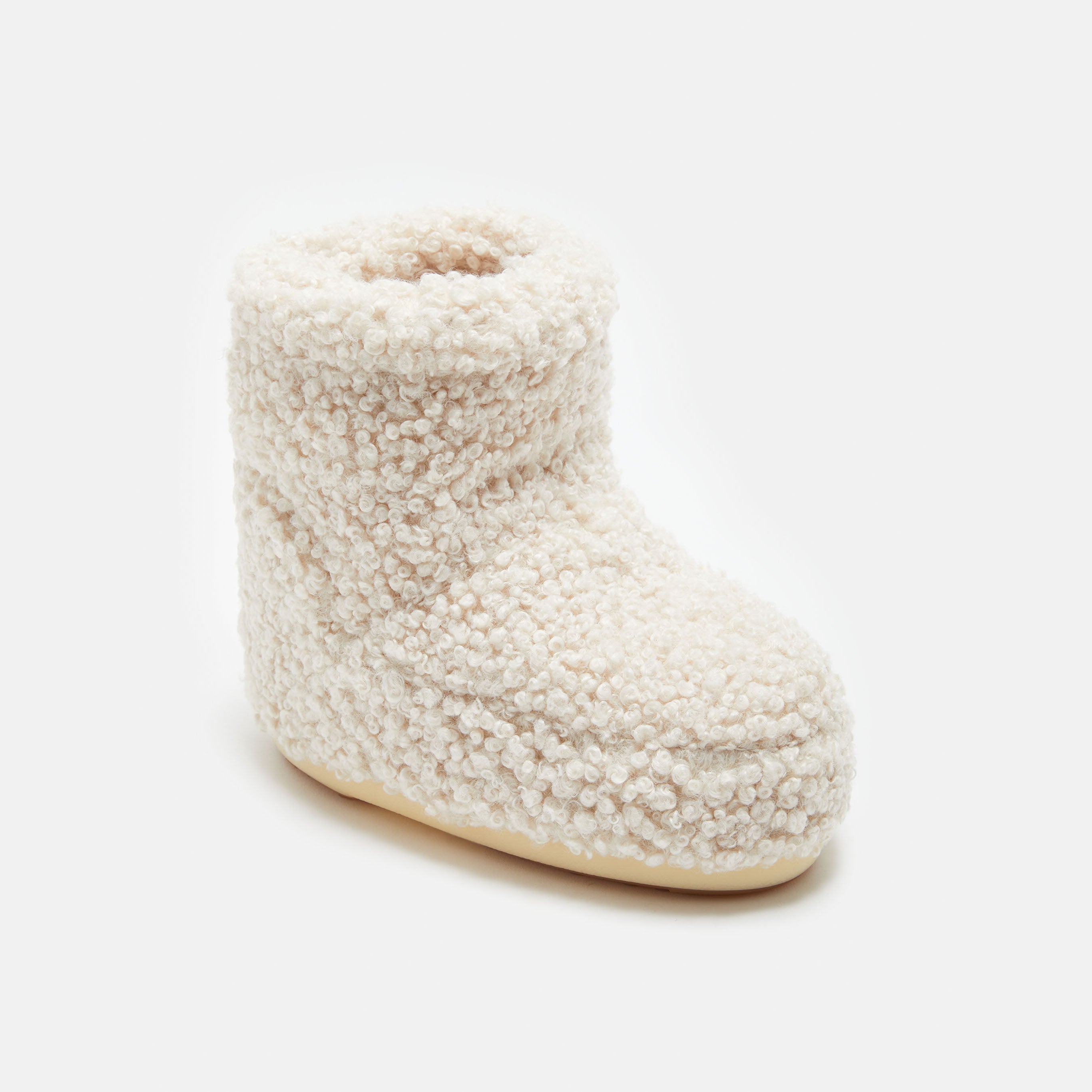 Girls White "ICON LOW" Short Boots