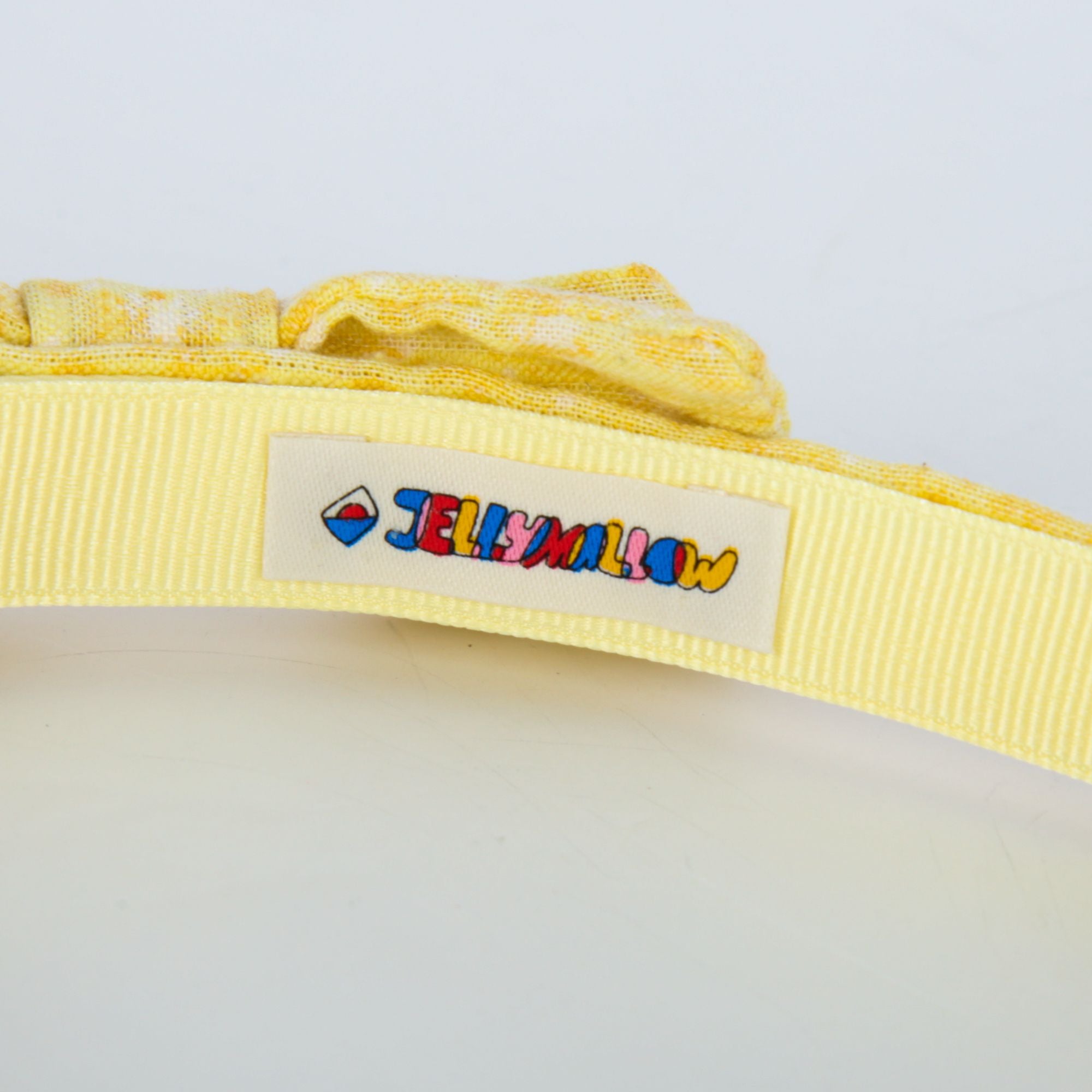Girls Yellow Bow Headband