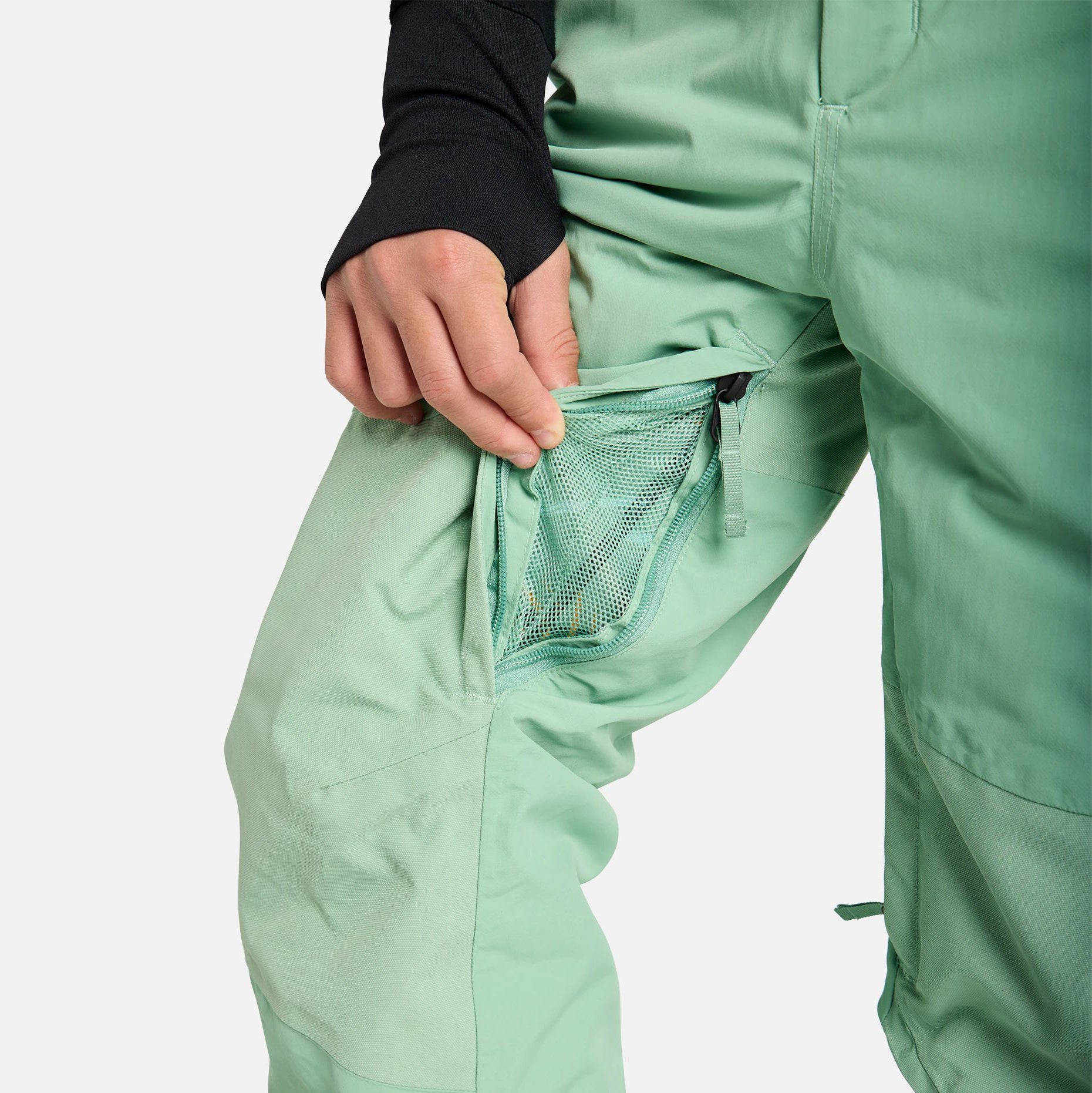 Boys & Girls Light Green Skylar 2L Ski Trousers