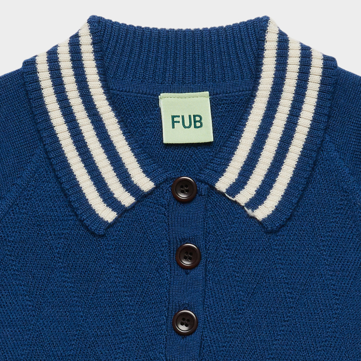 Boys & Girls Dark Blue Wool Polo Shirt