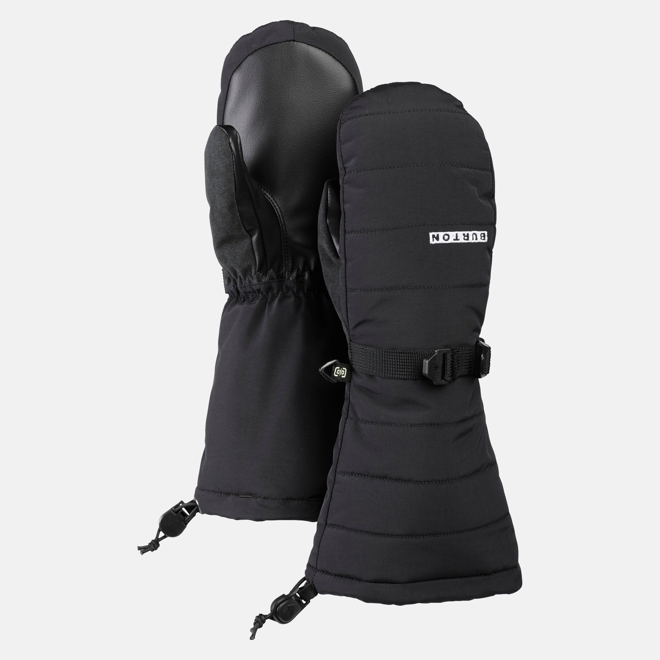 Boys & Girls Black Ski Mittens