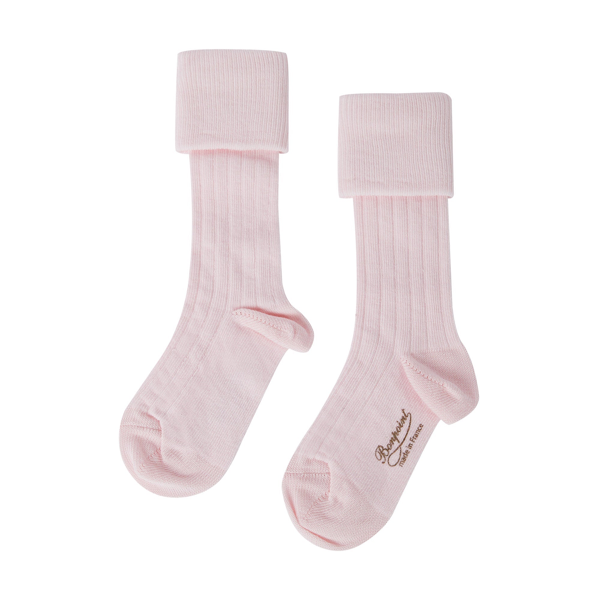 Girls Pink Logo Cotton Socks