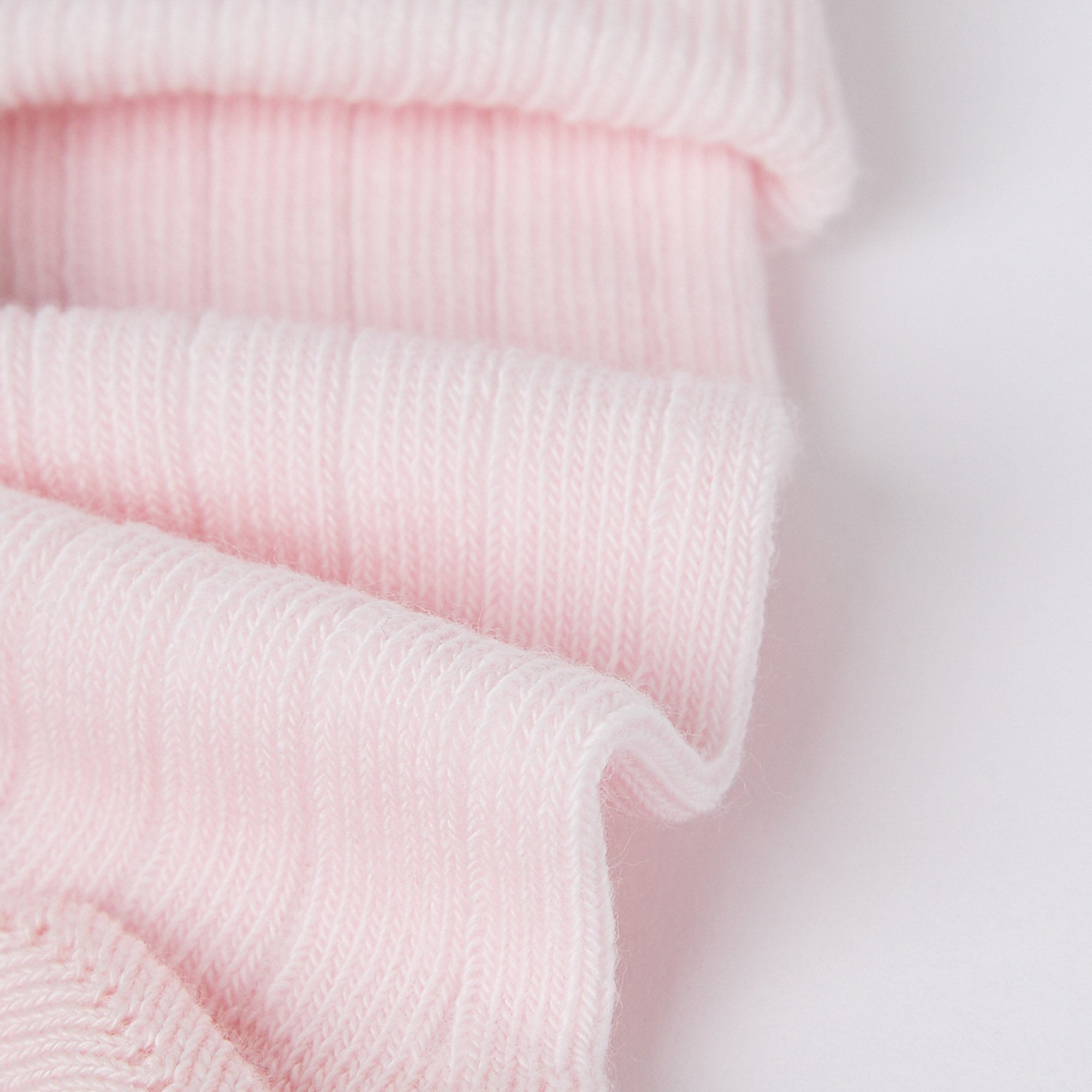 Girls Pink Logo Cotton Socks