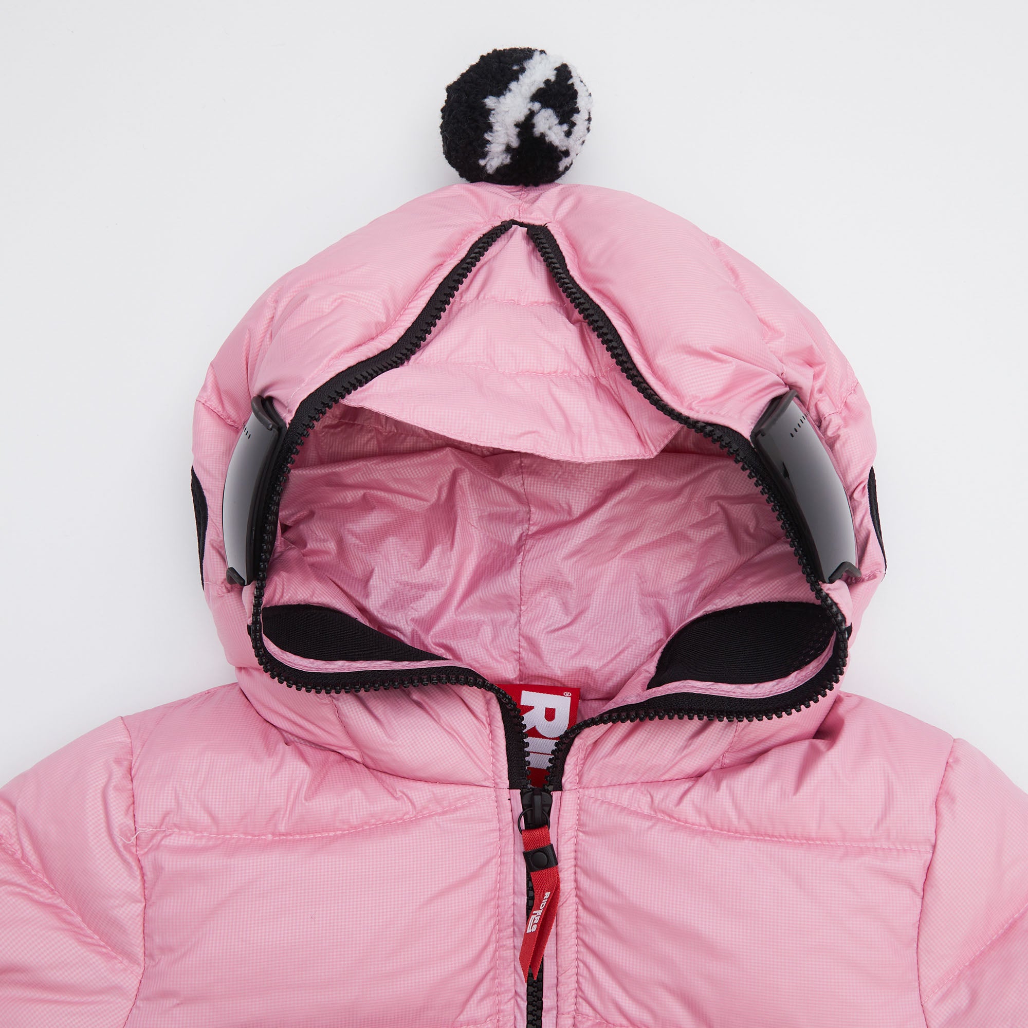 Girls Pink Padded Down Jacket