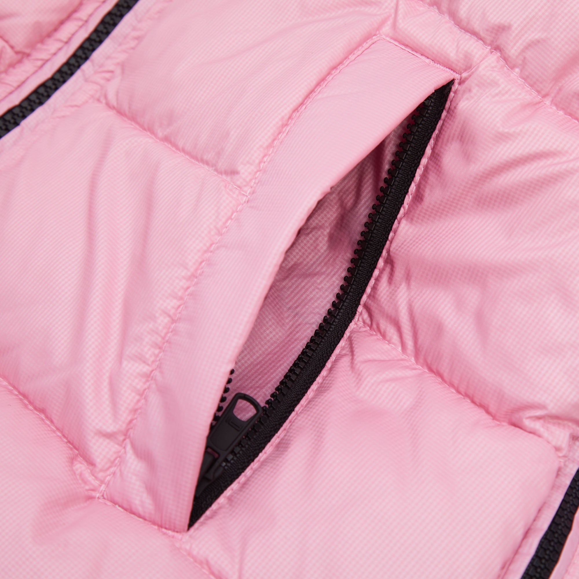 Girls Pink Padded Down Jacket