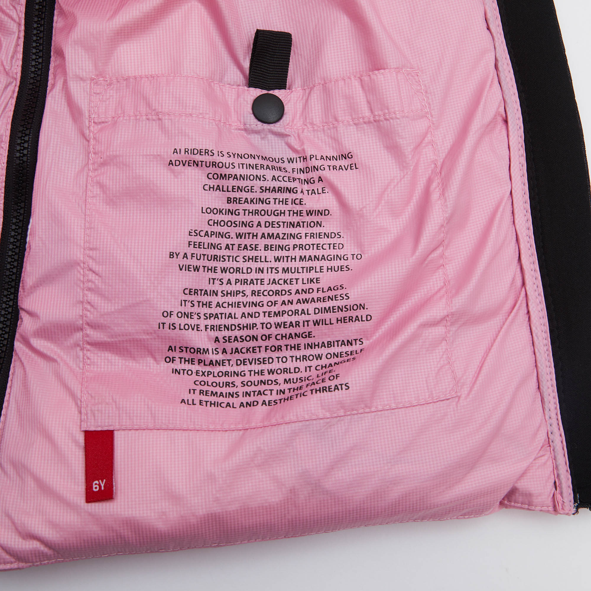 Girls Pink Padded Down Jacket