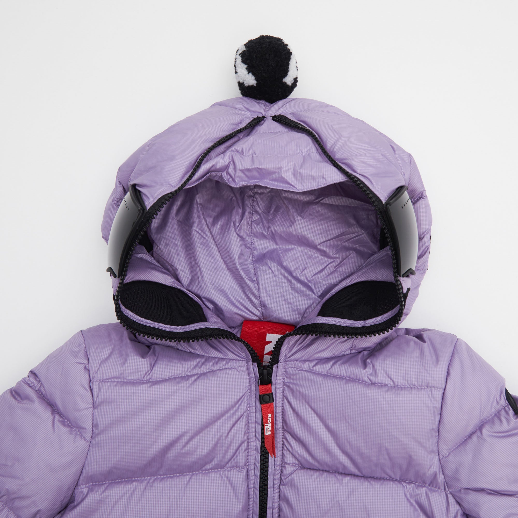 Girls Purple Padded Down Jacket