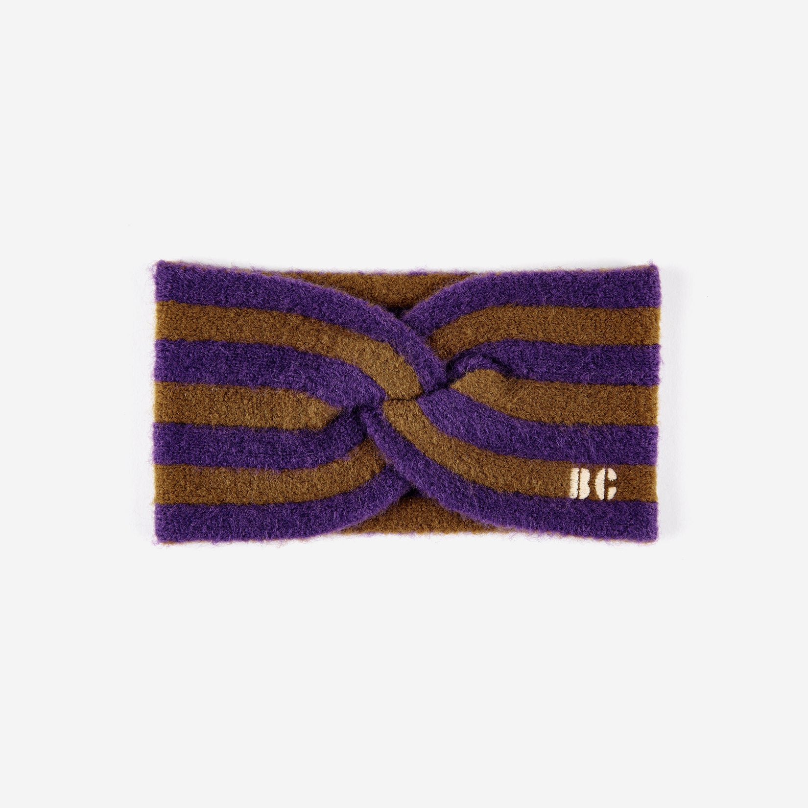 Girls Purple Stripes Headband