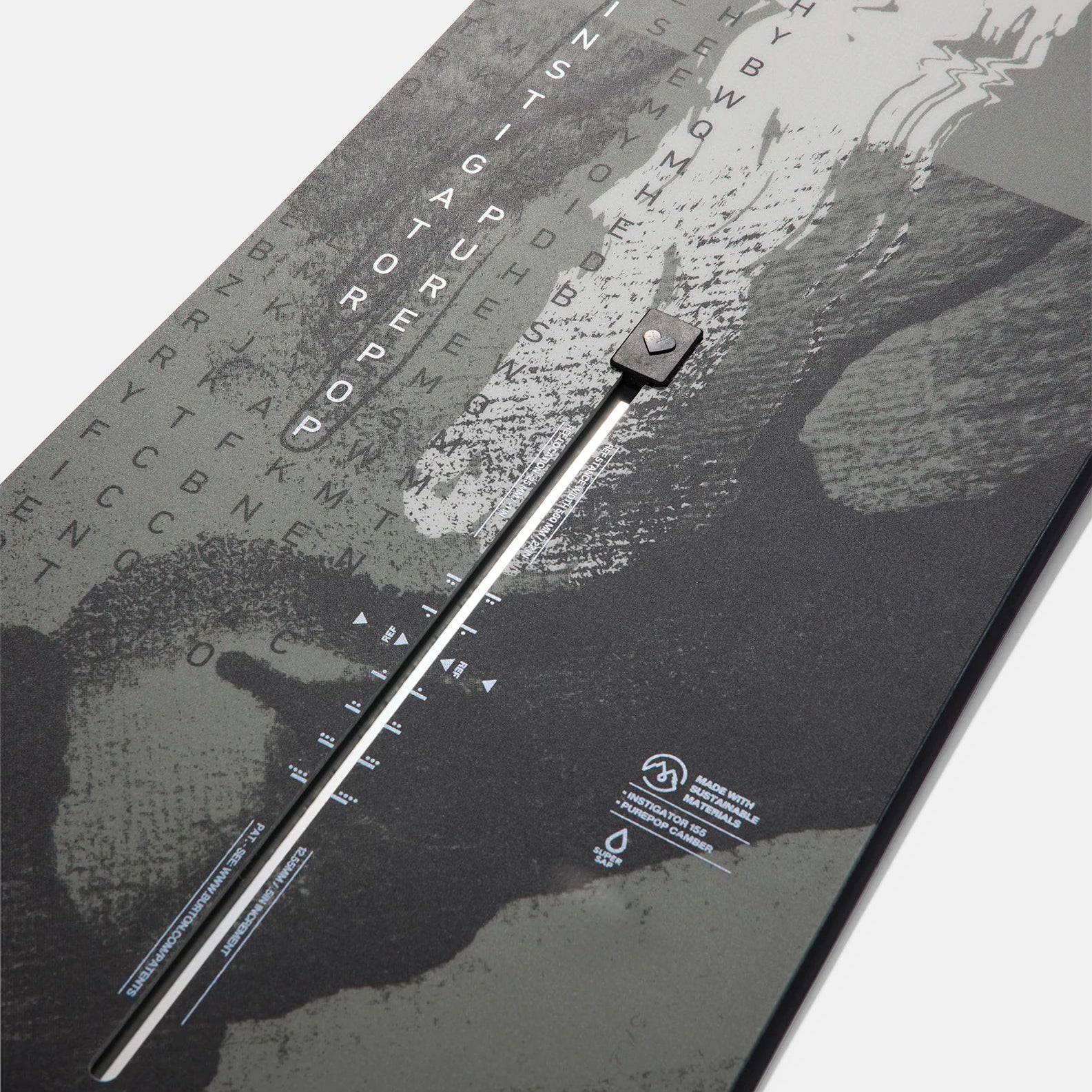 Adult Black Instigator PurePop Camber Snowboard