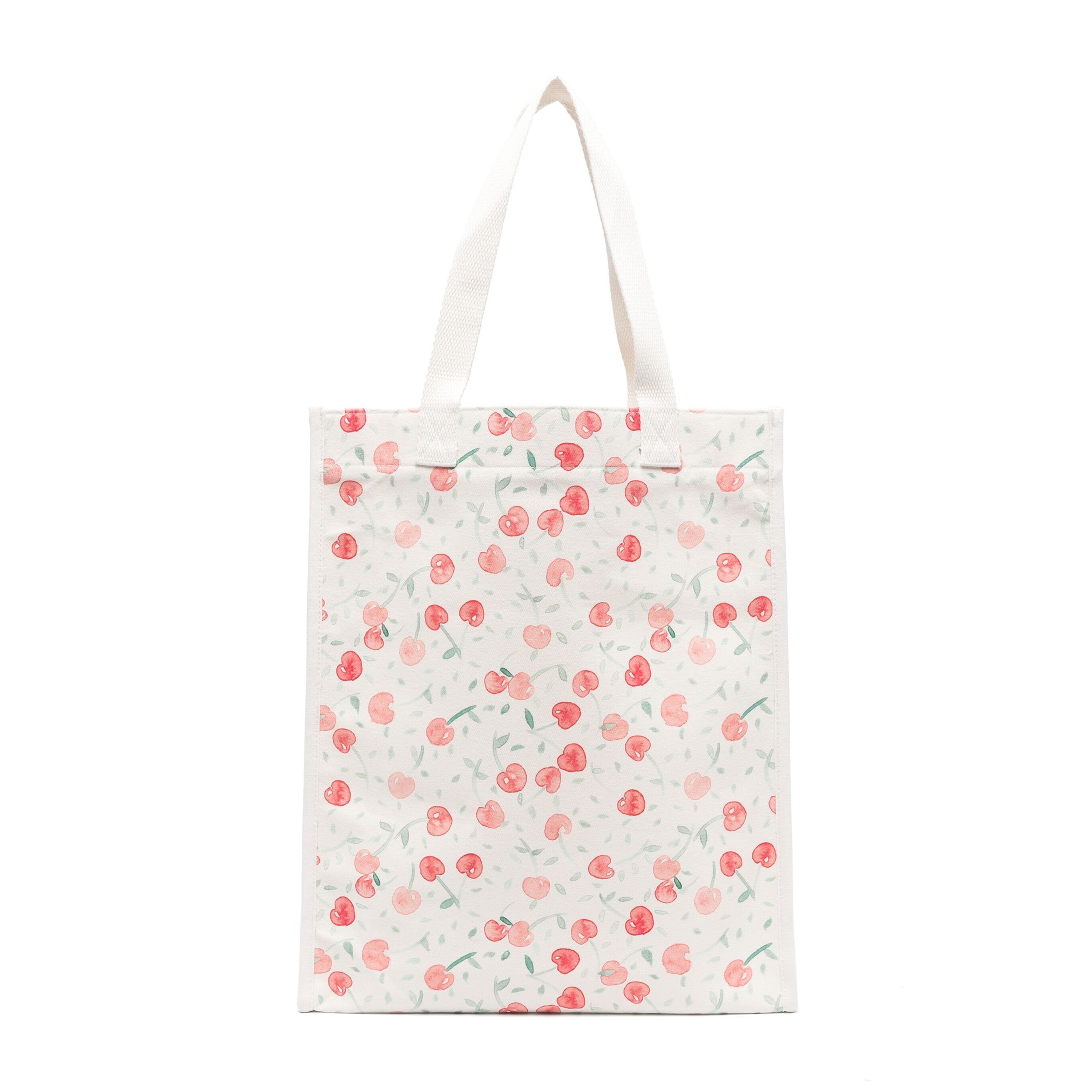 Girls White Cherry Handbag