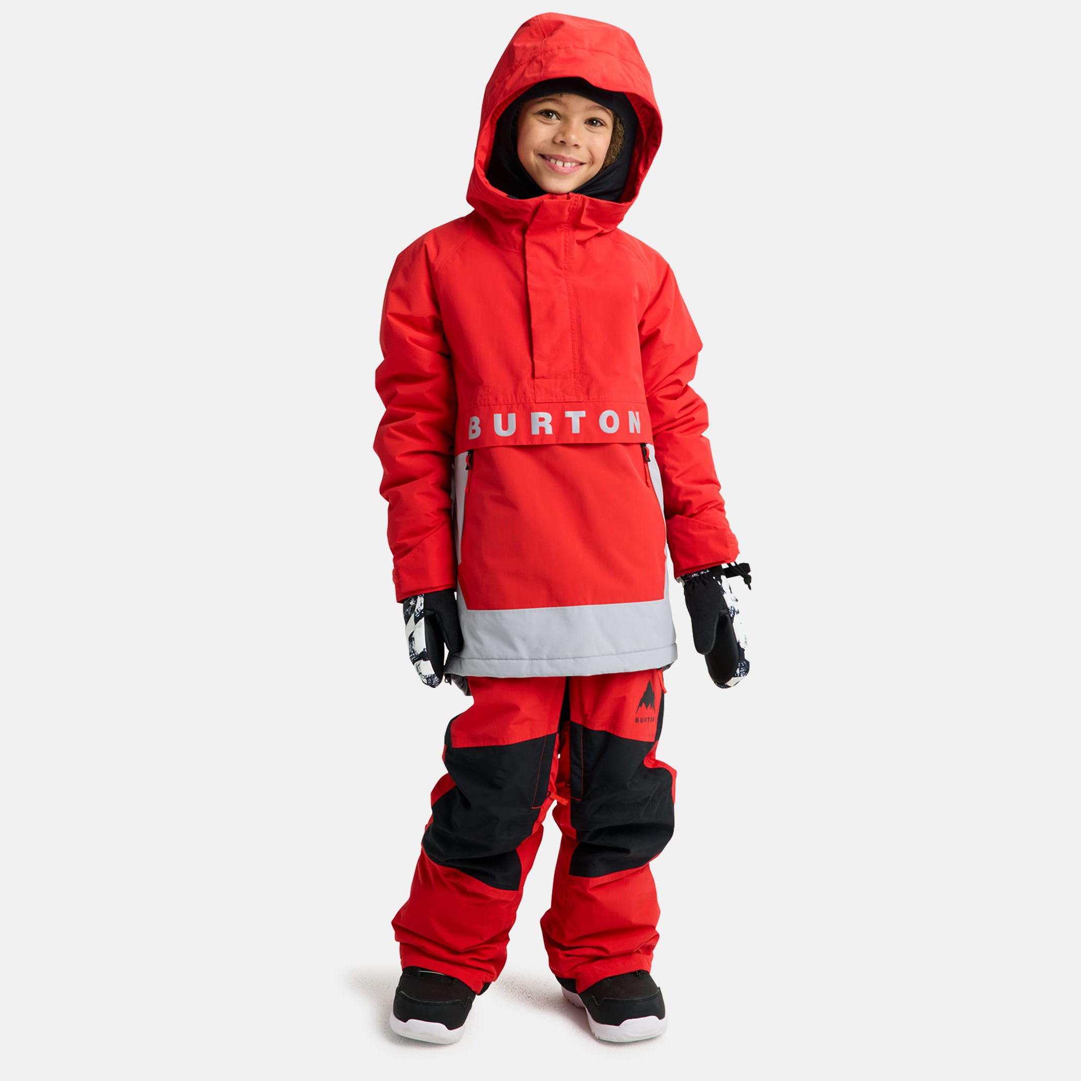 Boys & Girls Red Frostner 2L Hooded Ski Jacket