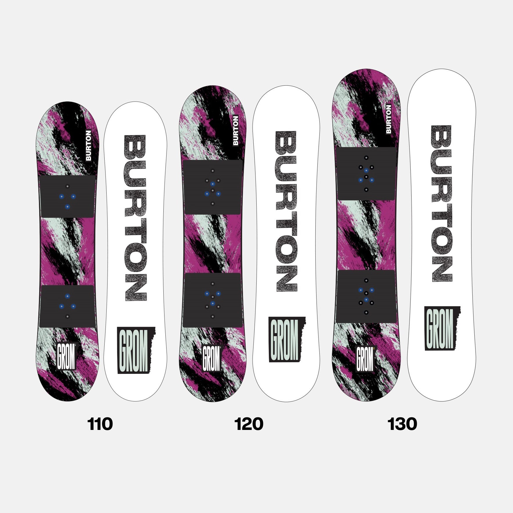 Boys & Girls Purple "Grom Flat Top" Snowboard