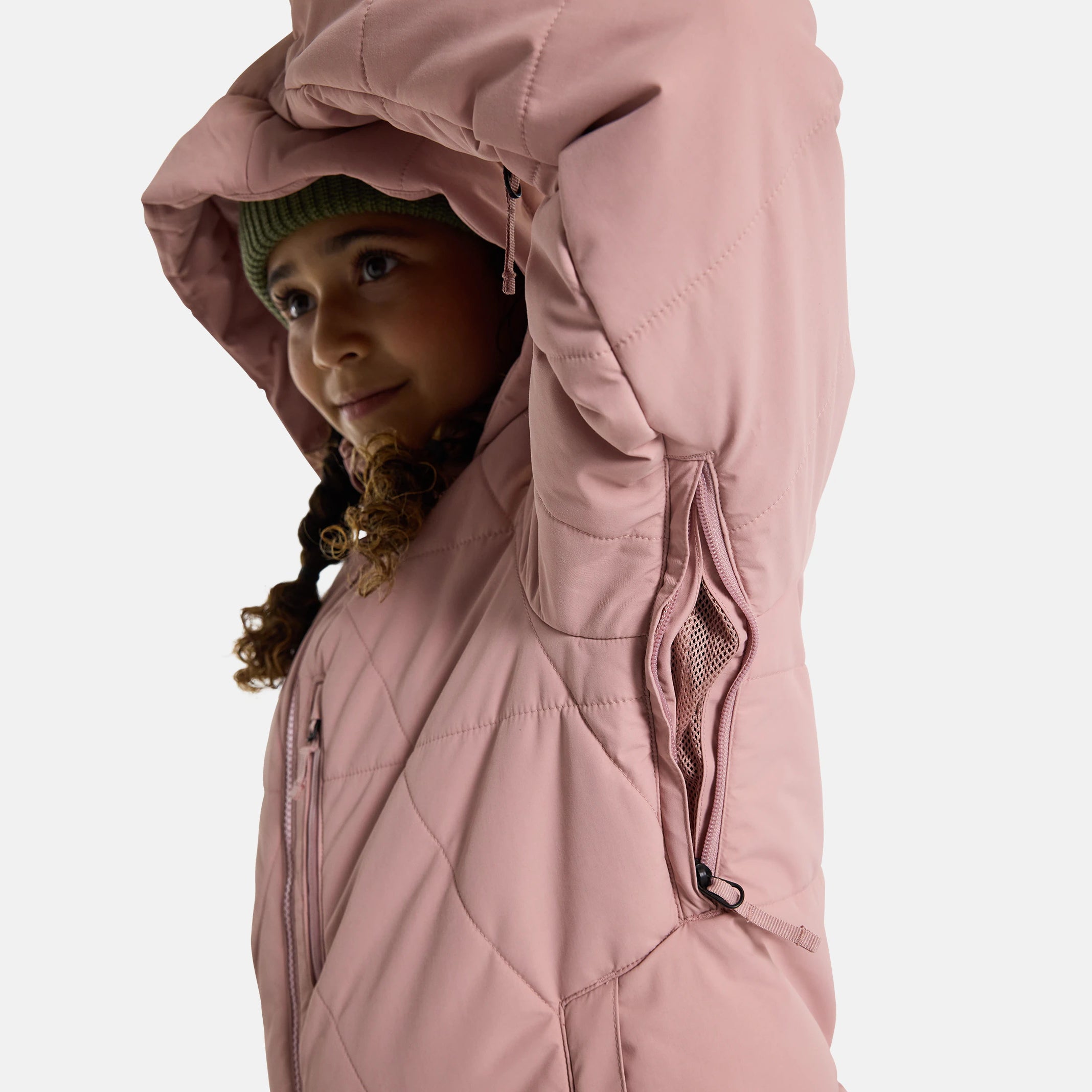 Girls Pink Snow Jacket