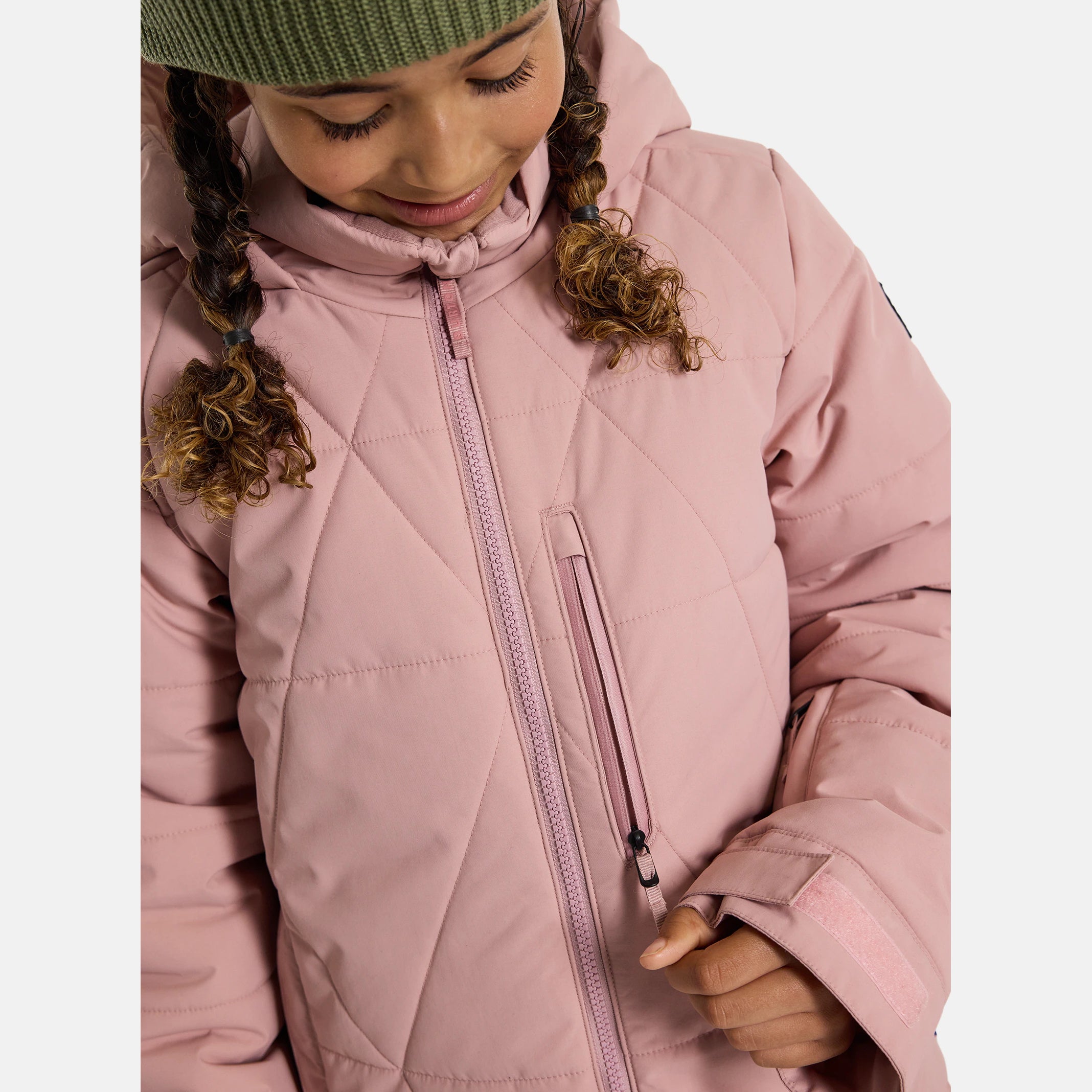 Girls Pink Snow Jacket