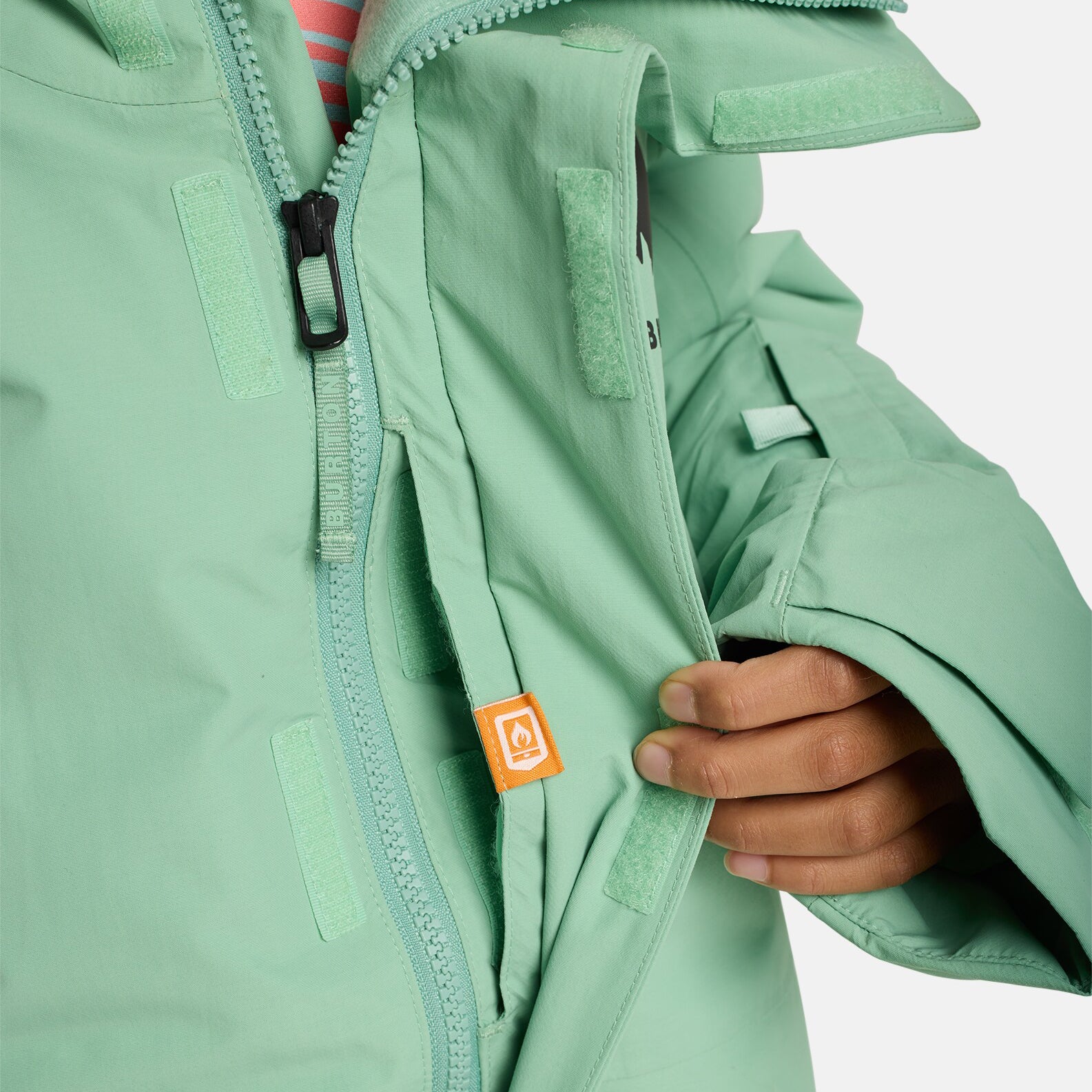 Boys & Girls Light Green Skimmer 2L Ski Jacket