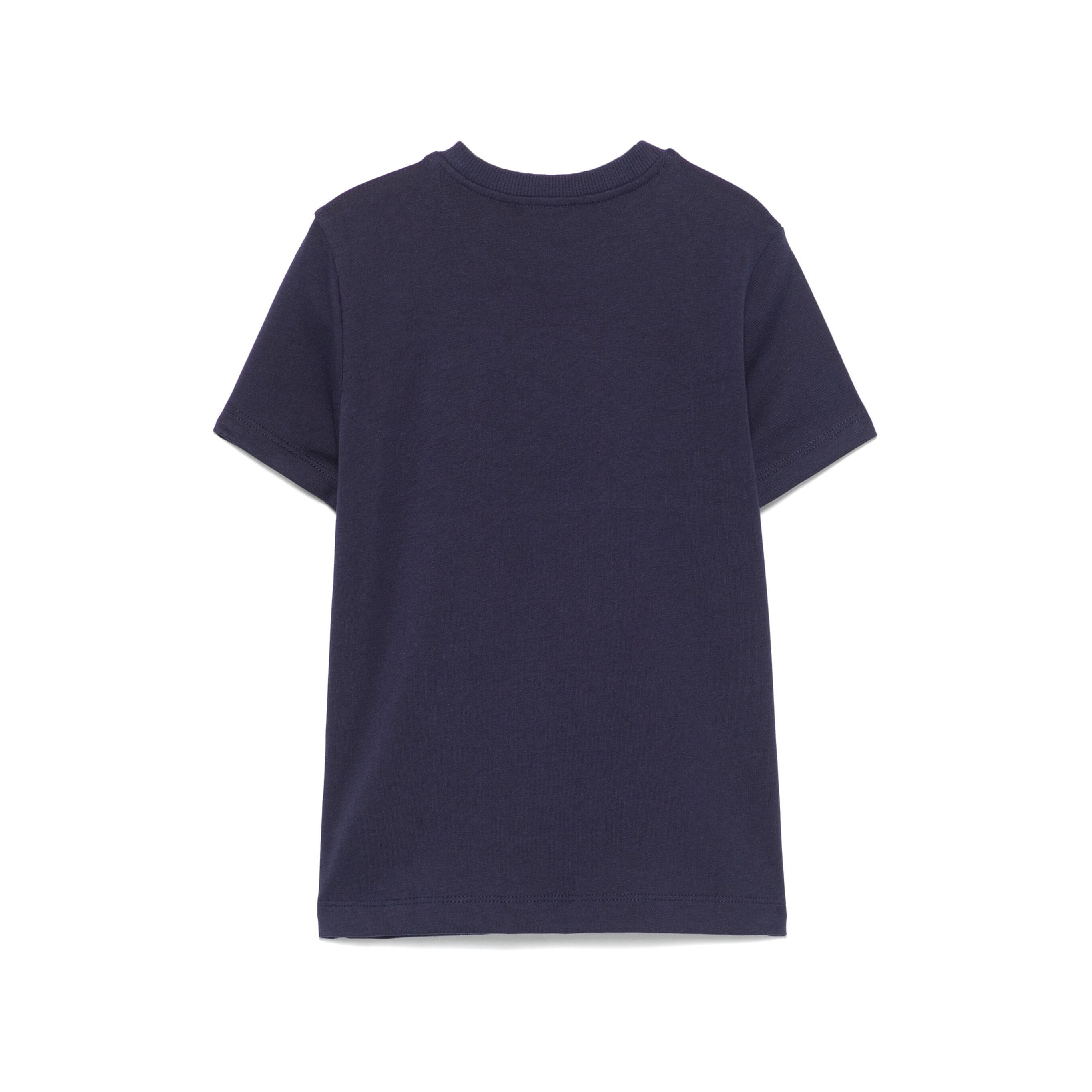 Boys & Girls Navy Logo Cotton T-Shirt