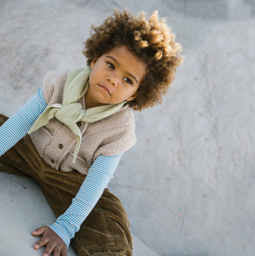 Boys & Girls Blue Stripes T-Shirt