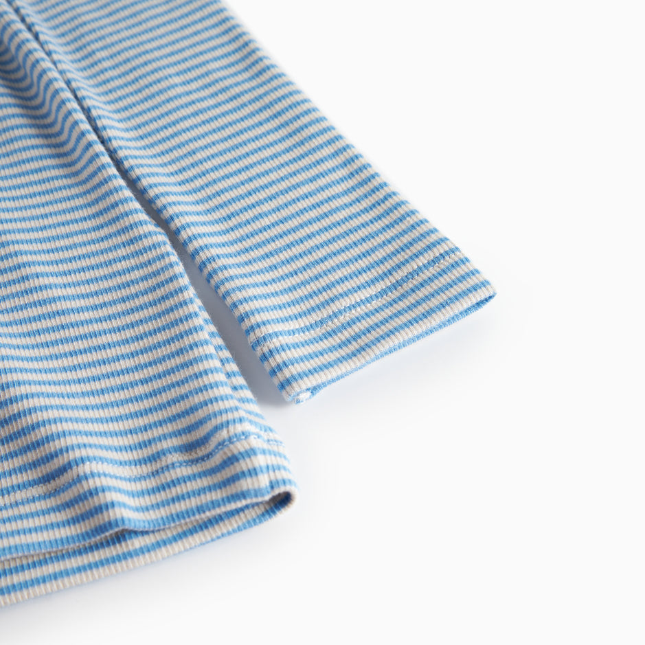 Boys & Girls Blue Stripes T-Shirt