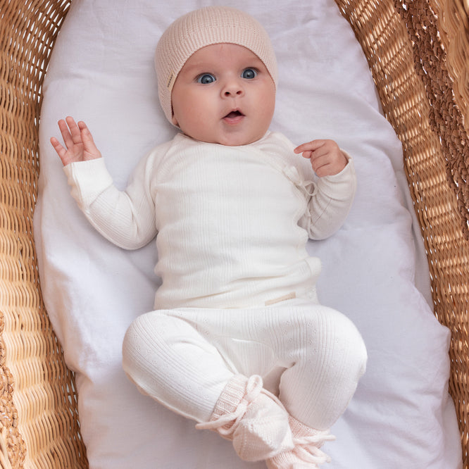 Baby Boys & Girls White Trousers