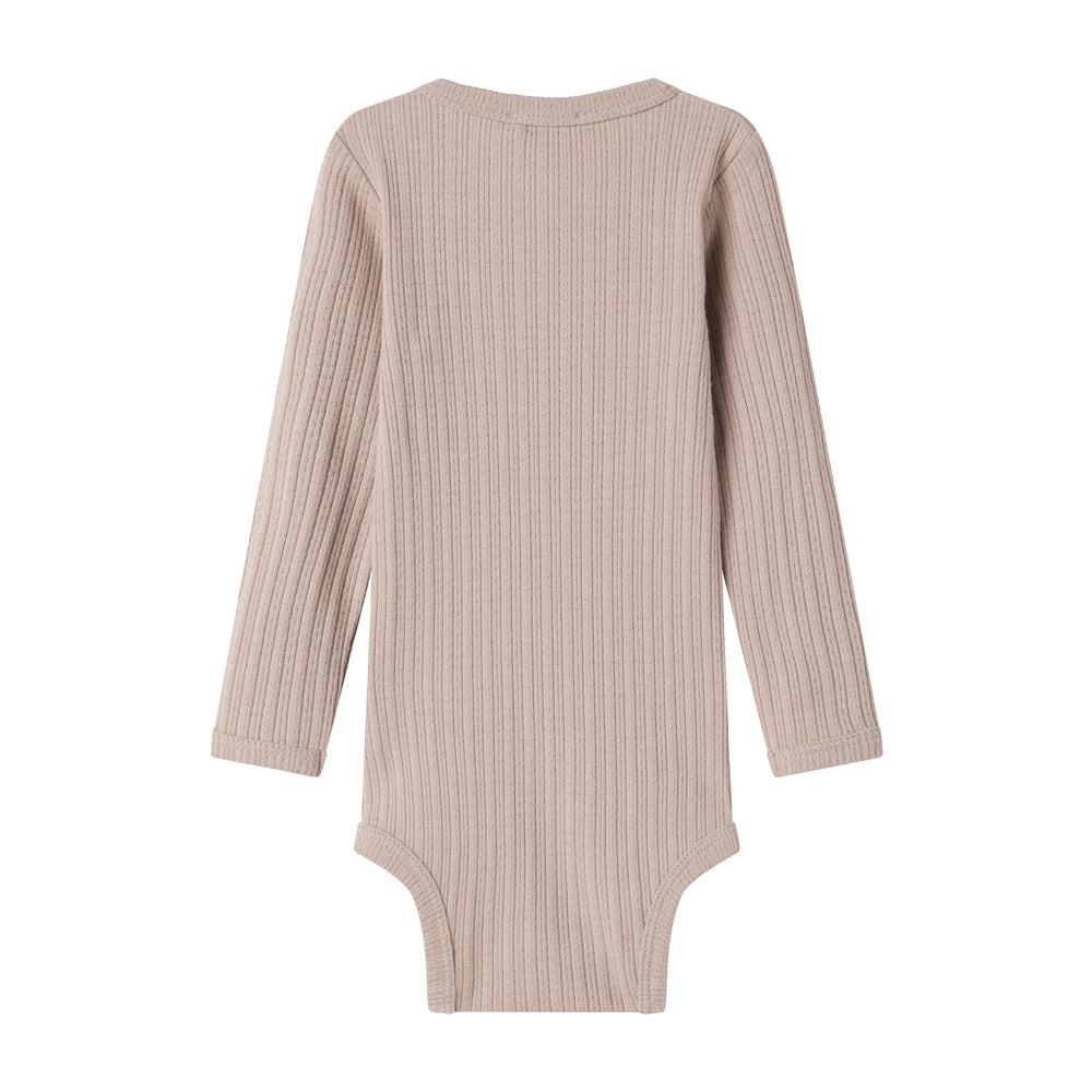 Baby Boys & Girls Beige Babysuit