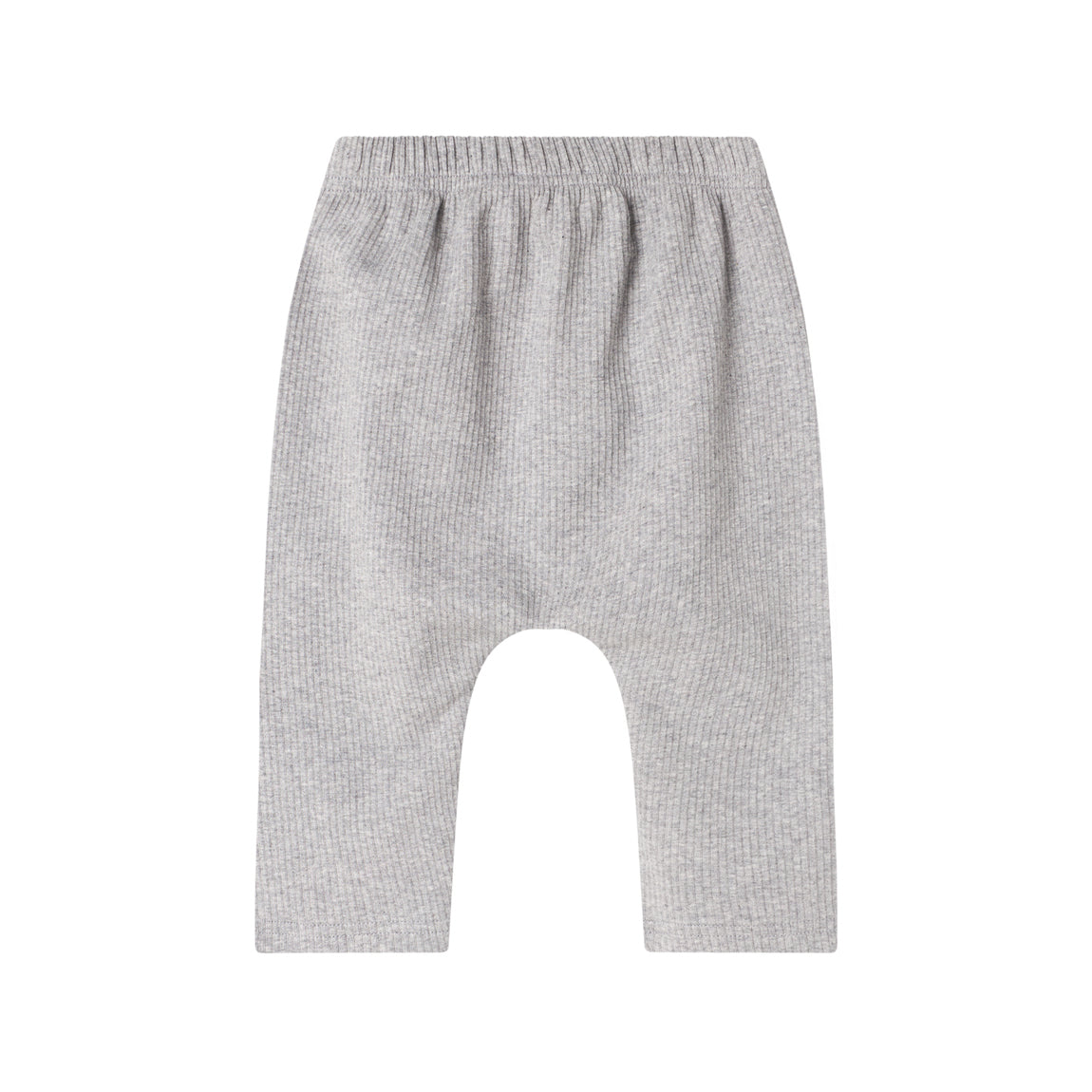 Baby Boys & Girls Grey Cotton Trousers