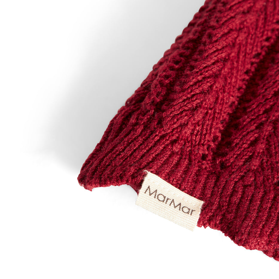 Boys & Girls Red Knitted Christmas Hat
