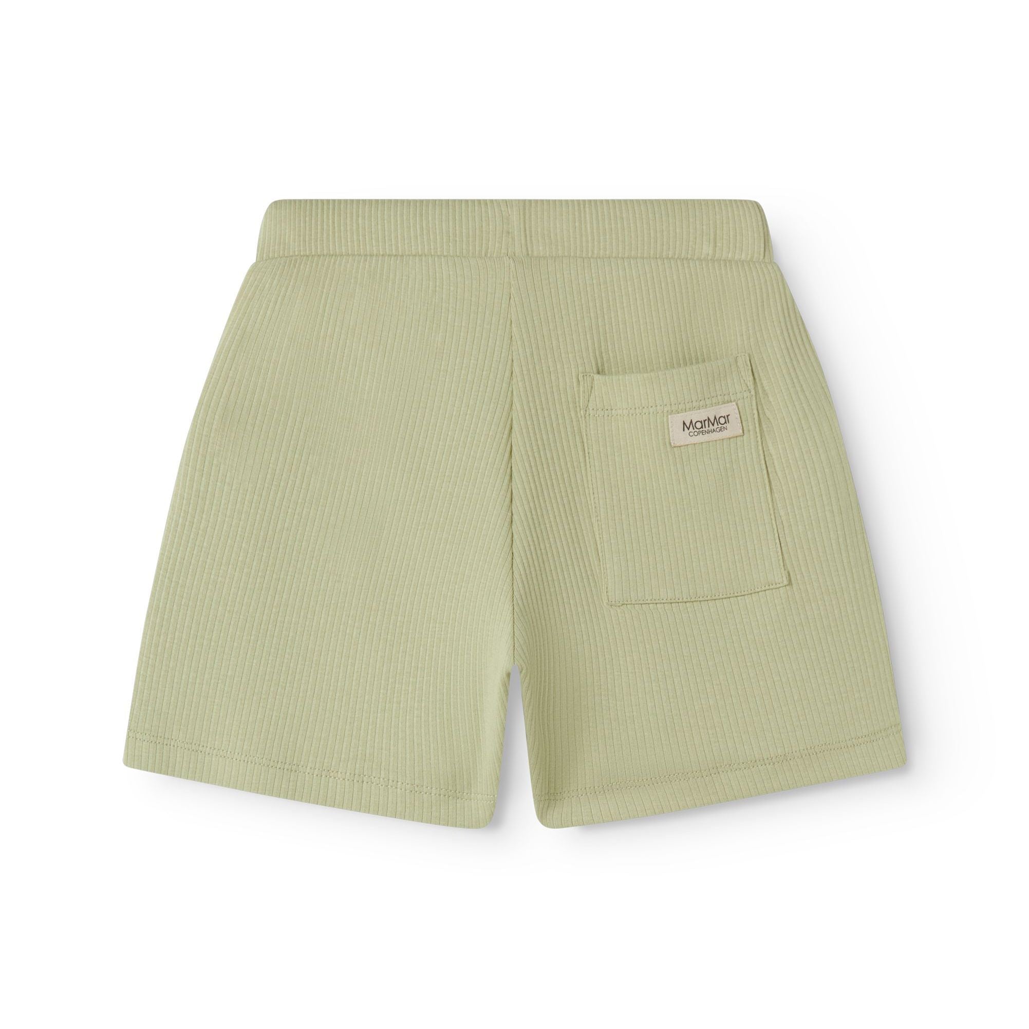 Boys & Girls Light Green Cotton Shorts