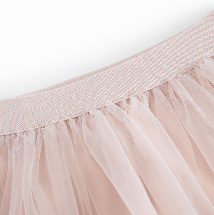 Baby Girls Light Pink Unicorn Sequin Tulle Skirt