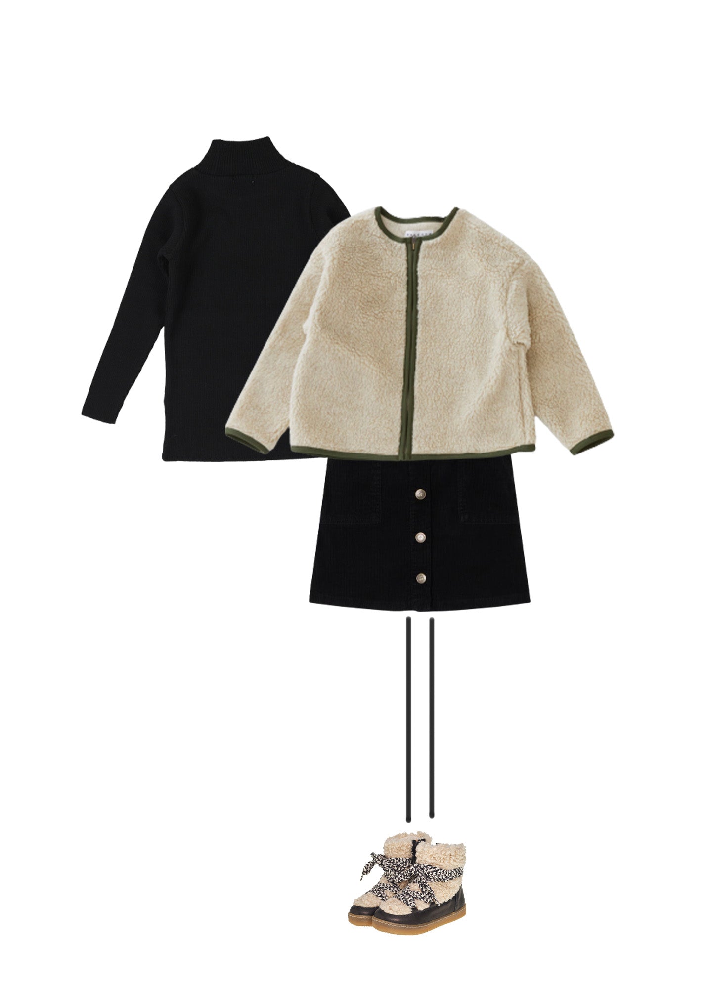 Girls Black Skirt