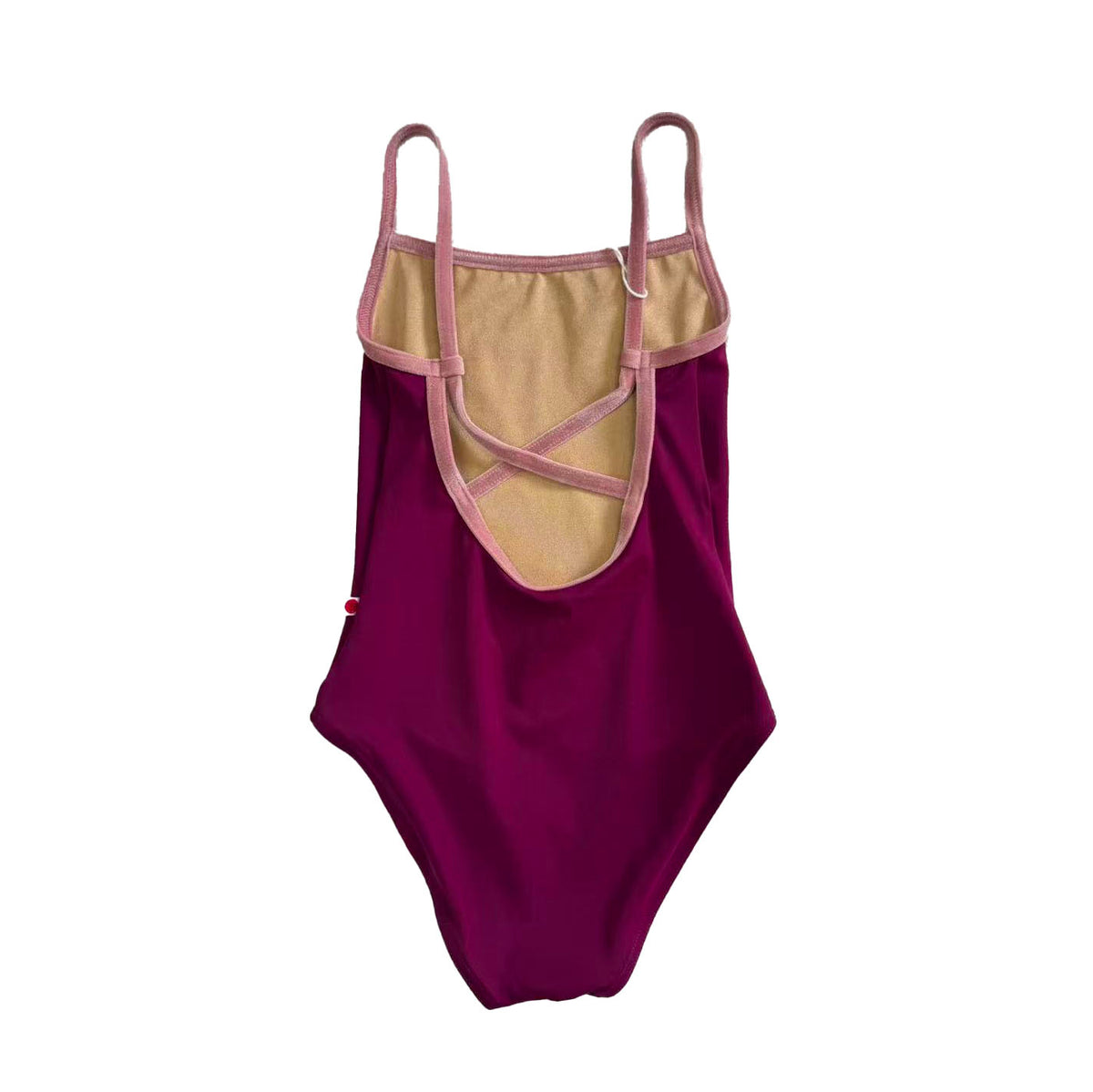 Bright Pink "Daniela/T-Maroon/V-Dreamy" Ballet Onesies