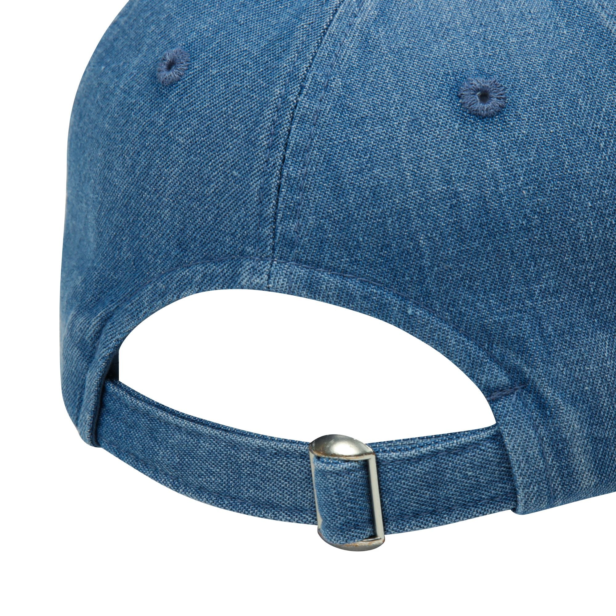 Boys & Girls Blue Embroidered Logo Denim Cap