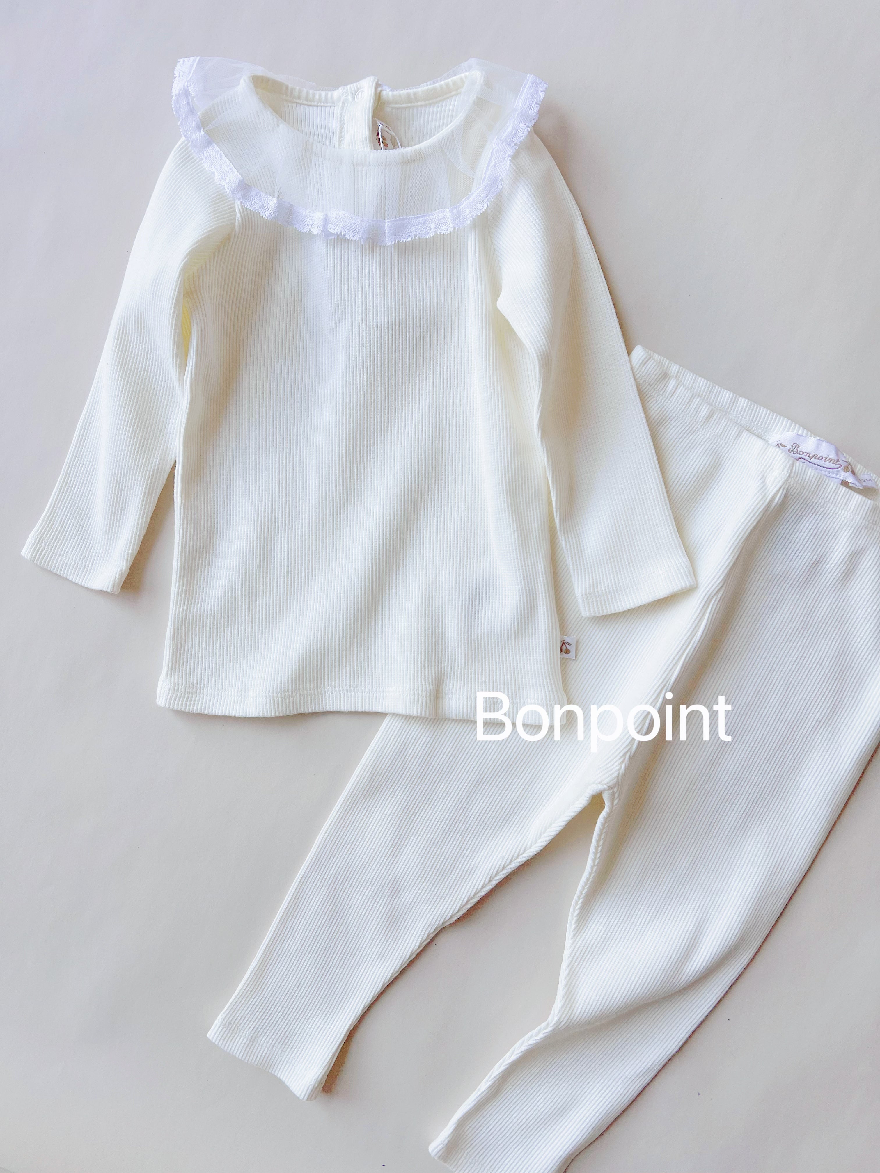 Baby Girls White Cotton Set