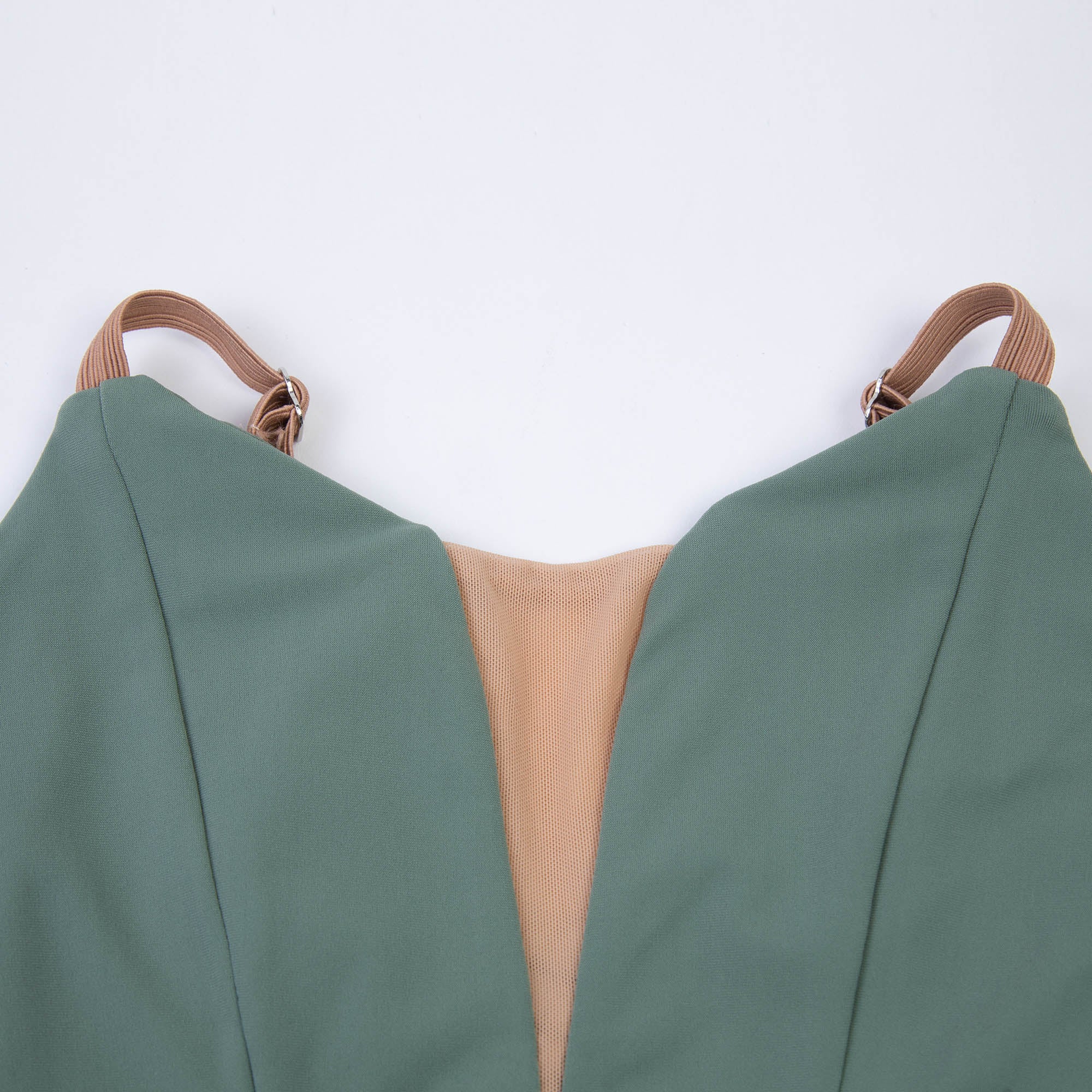 Girls Olive Ballet Onesies
