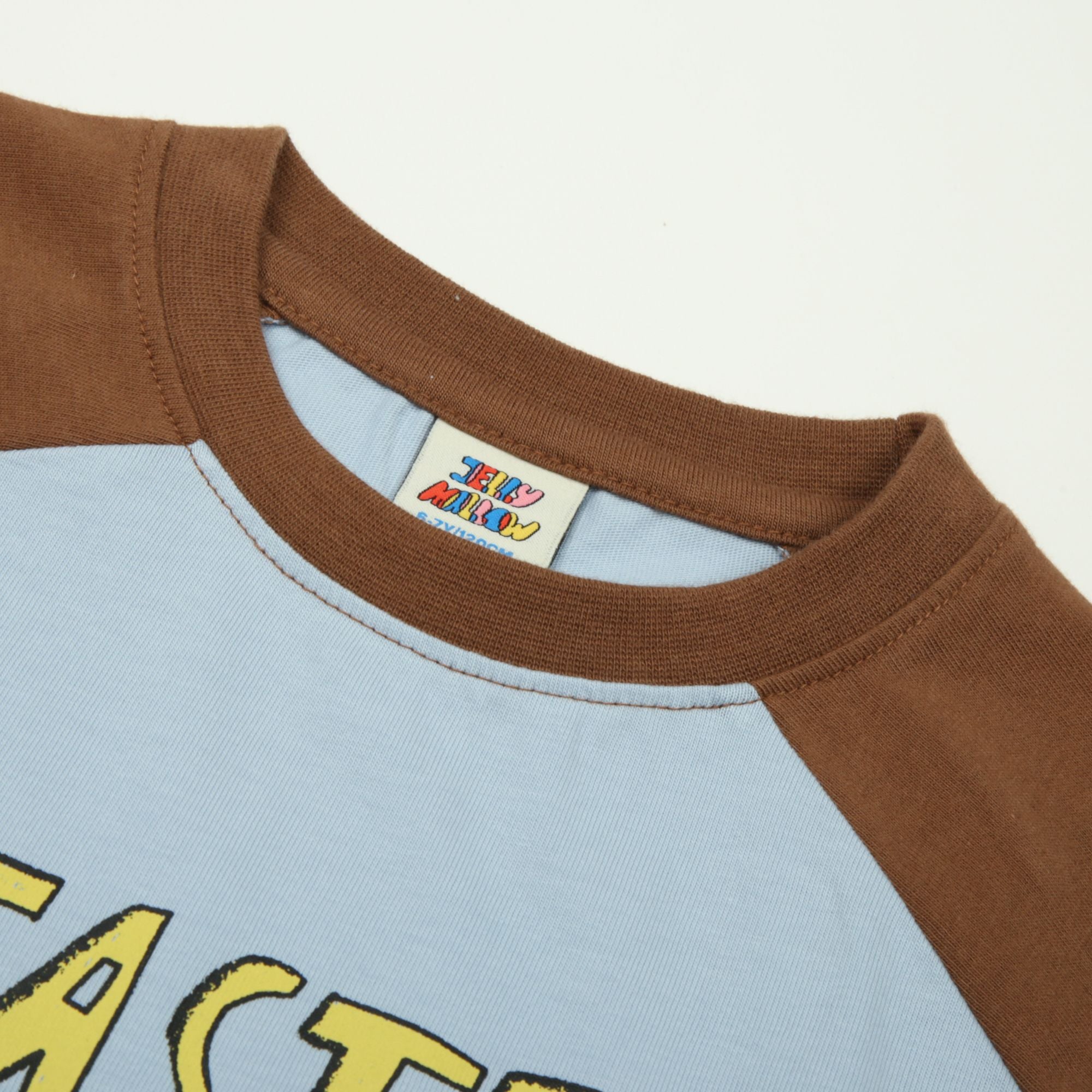 Boys & Girls Light Blue Logo Cotton T-Shirt