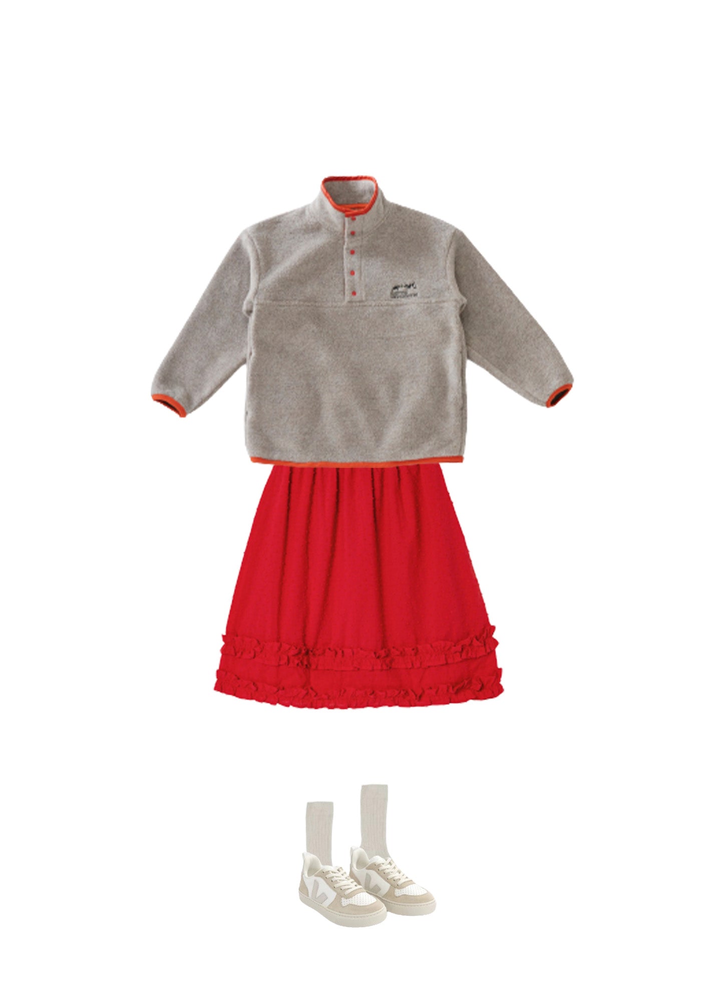 Girls Red Skirt