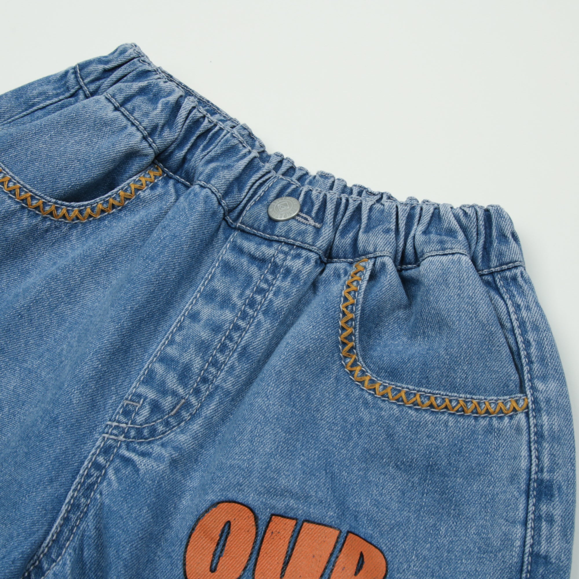Boys & Girls Blue Denim Shorts