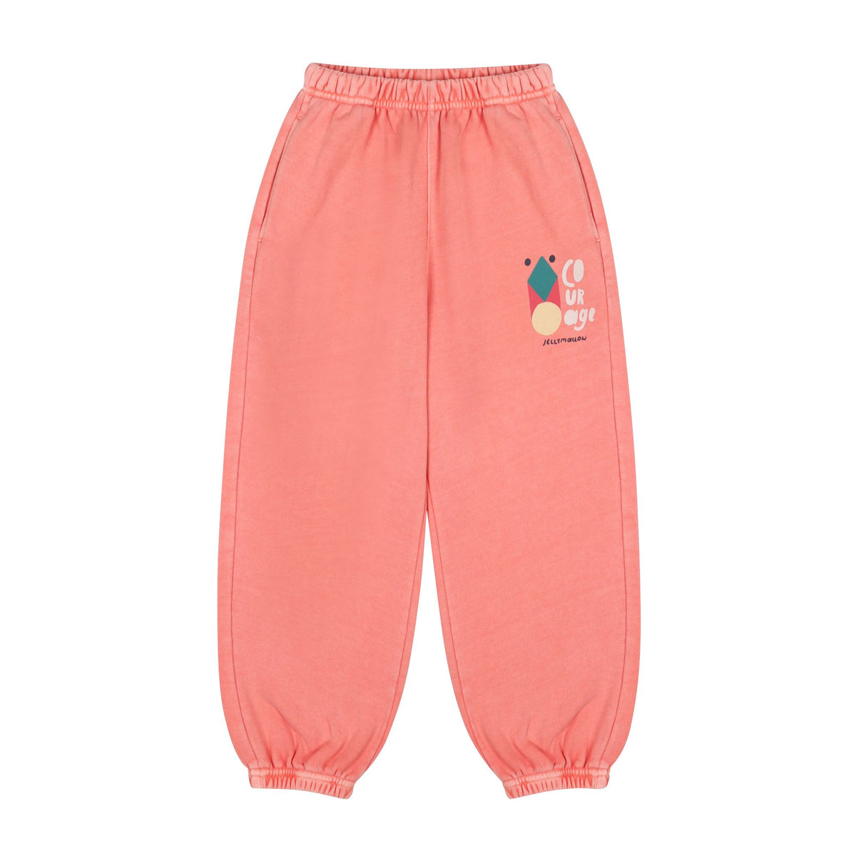 Boys & Girls Orange Cotton Trousers