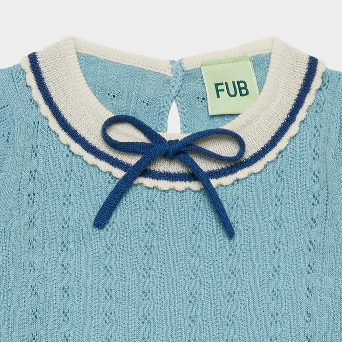 Baby Girls Teal Wool Babysuit