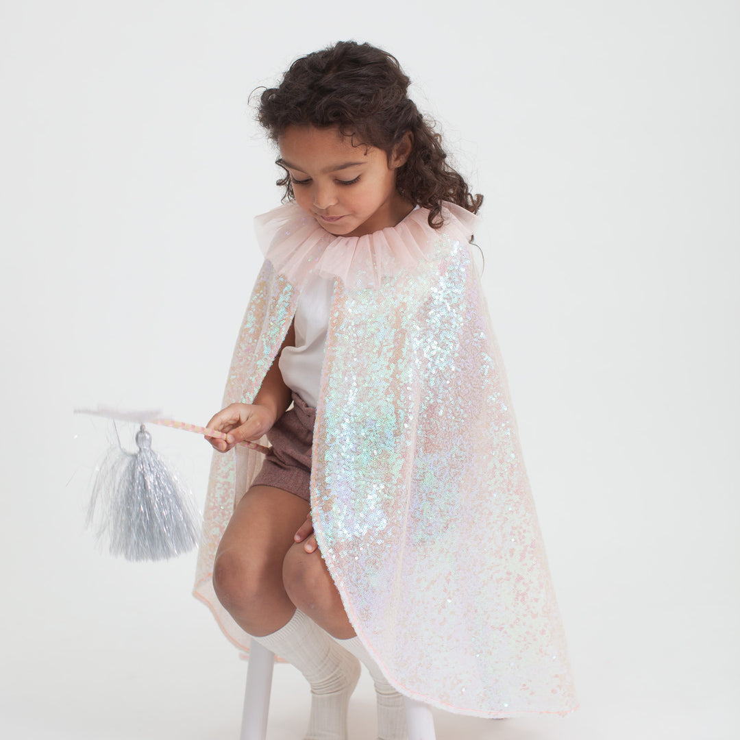 Sequin Cape Set