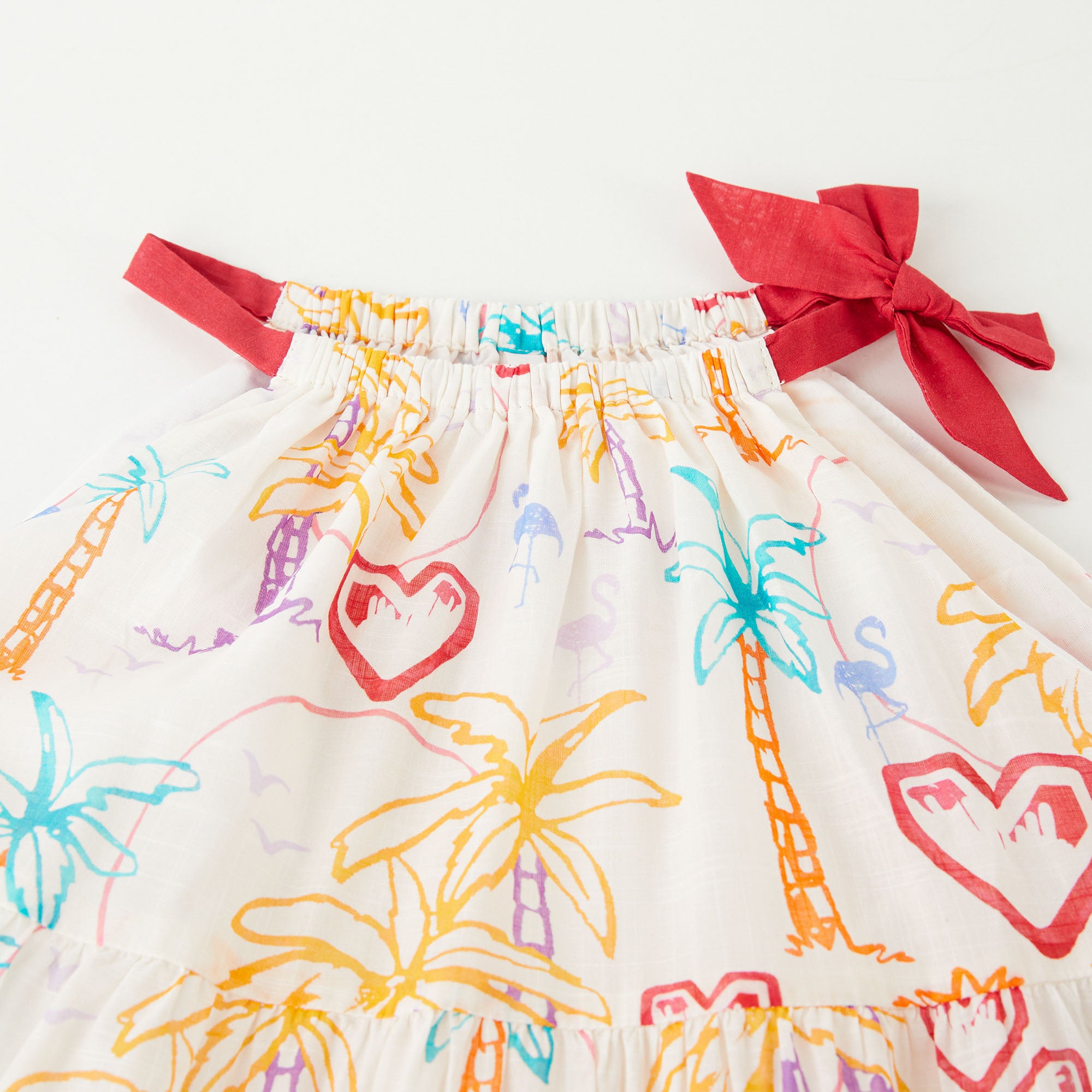 Girls Multicolor Cotton Dress