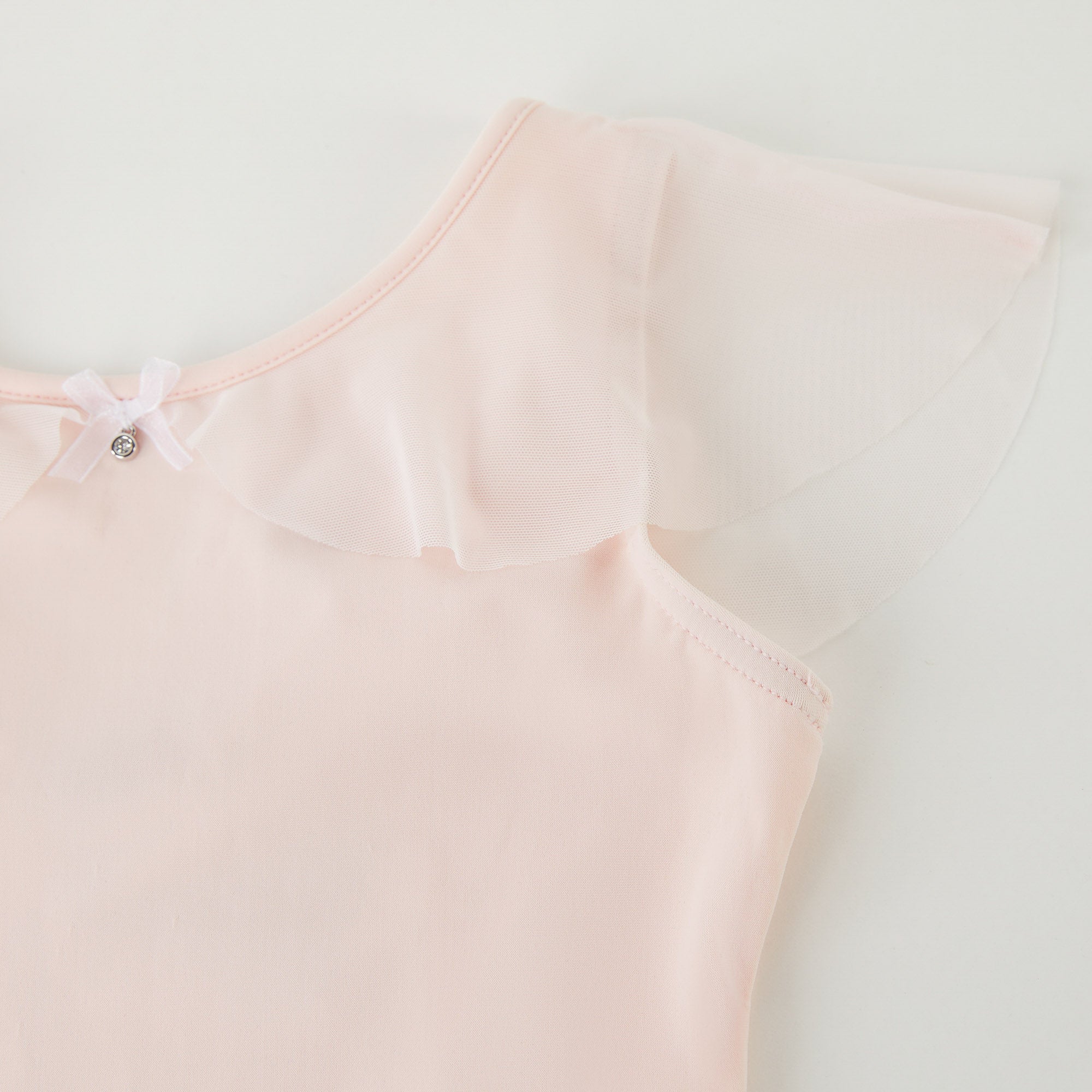 Girls Light Pink Ballet Onesies