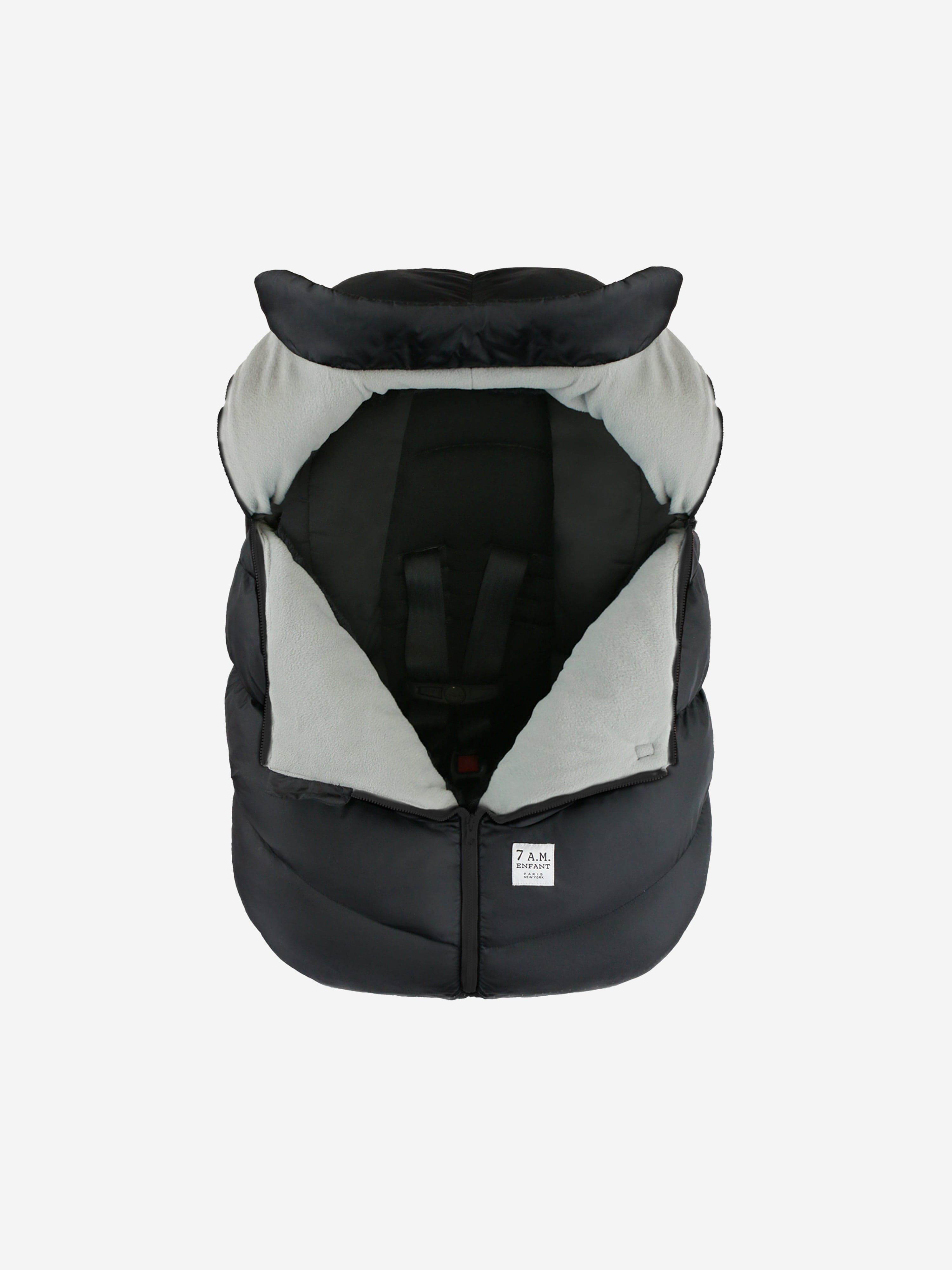 7AM Enfant Baby Car Seat Cocoon in Black (H: 94cm W: 51cm D: 5cm)