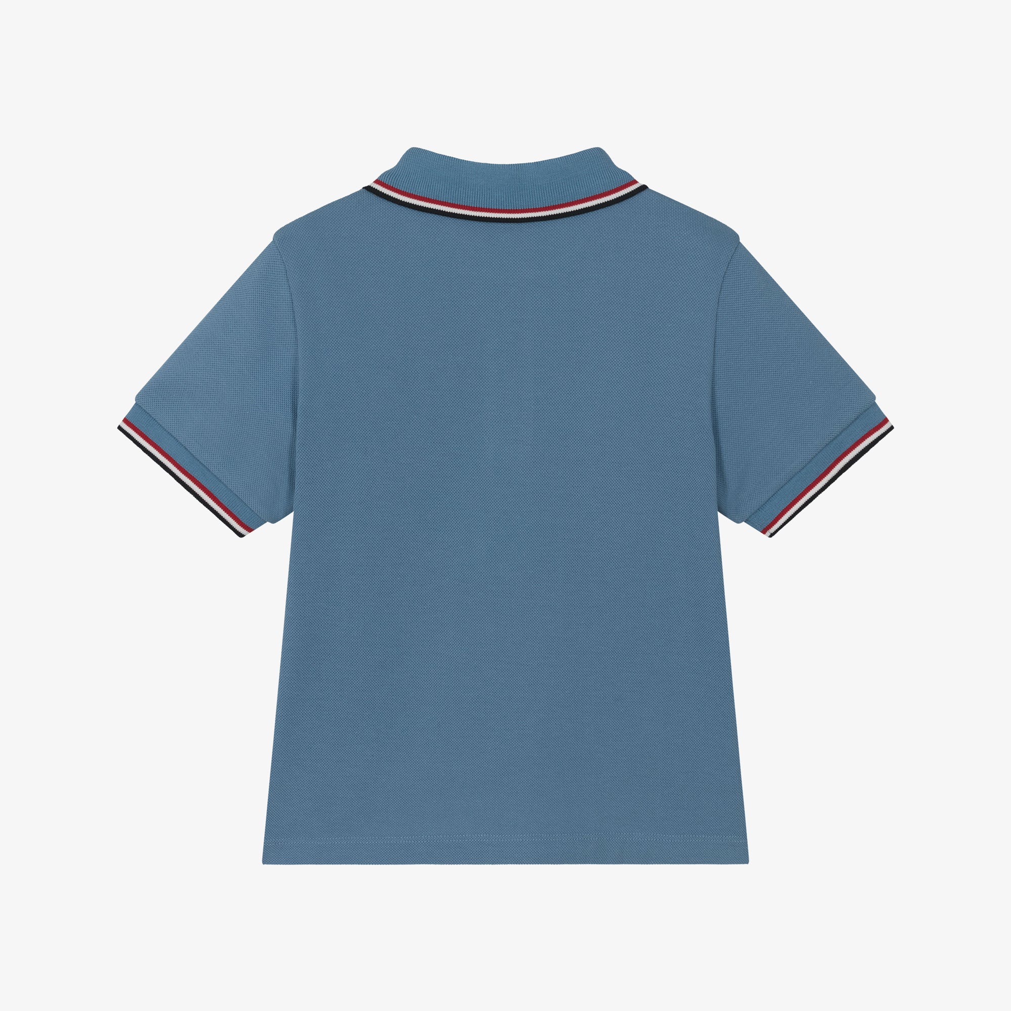 Boys Blue Cotton Polo Shirt