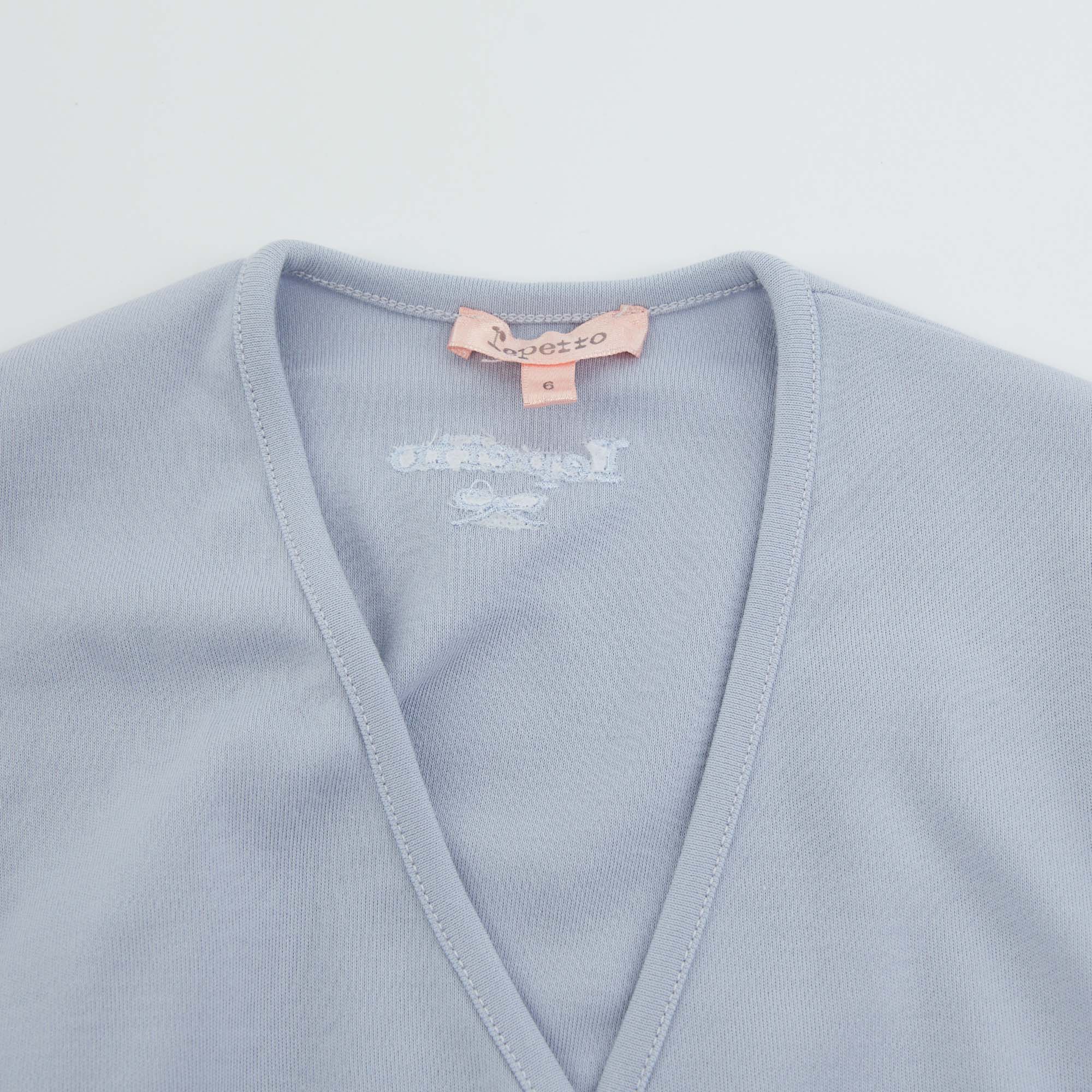 Girls Light Blue Ballet Top