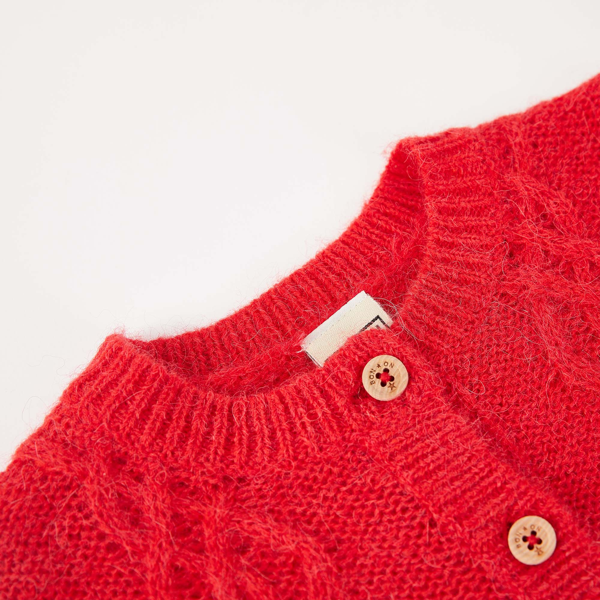 Baby Girls Red Cardigan