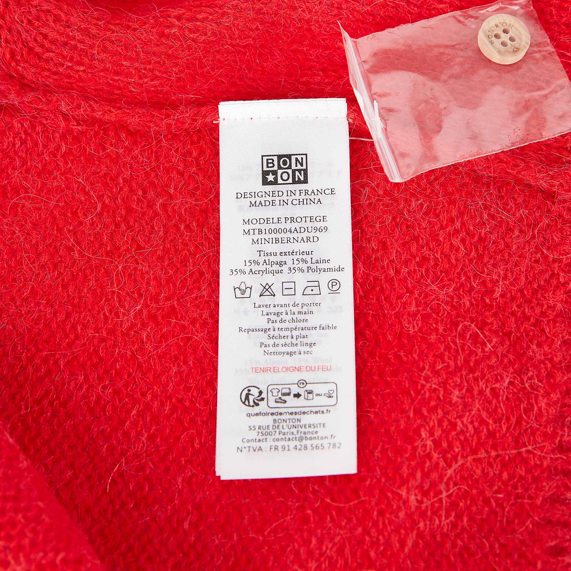 Baby Girls Red Cardigan