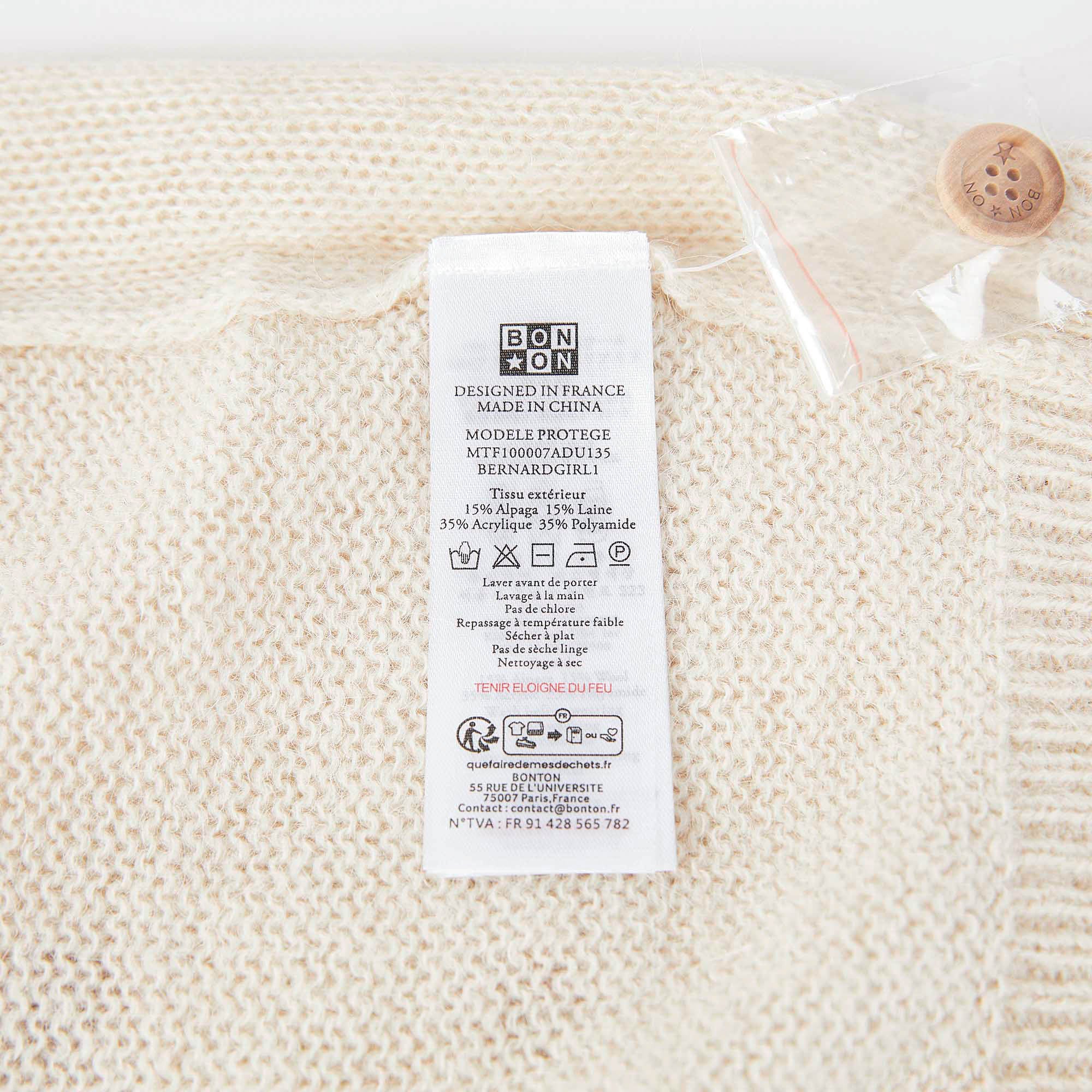 Girls White Cardigan