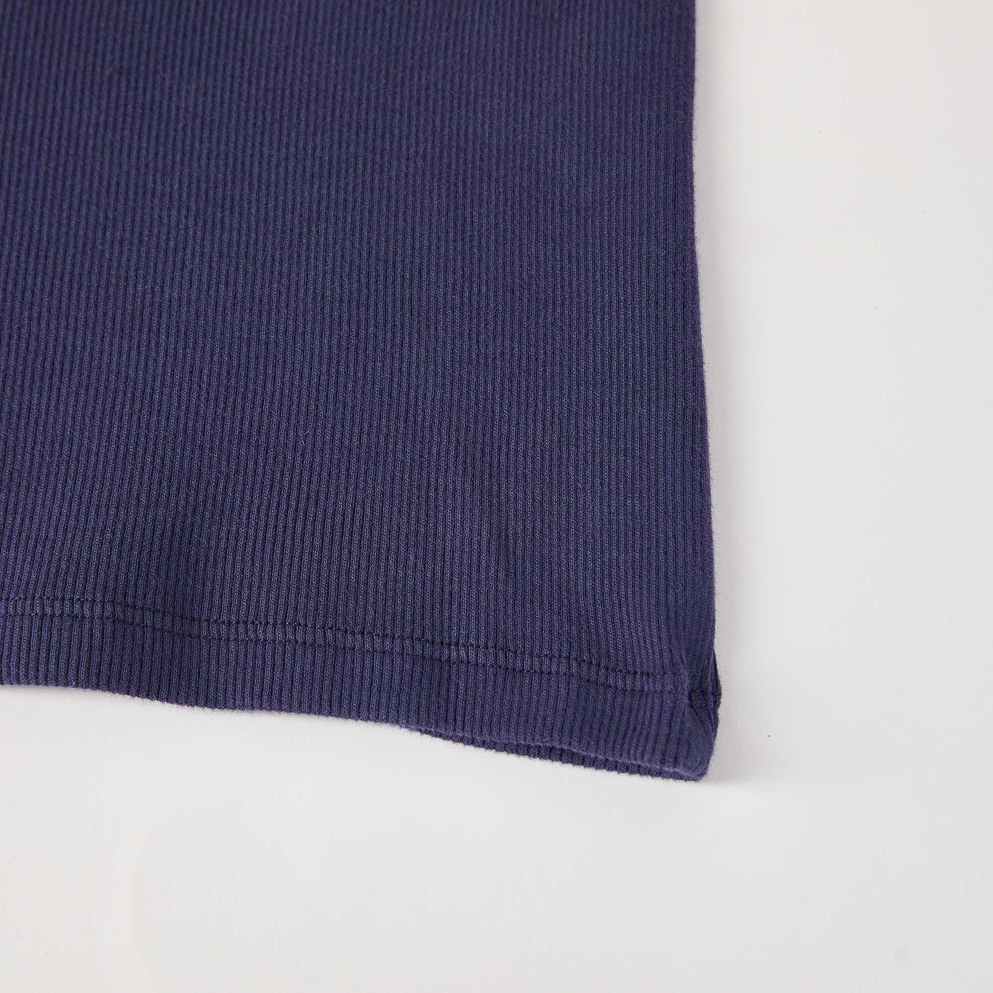 Girls Navy Cotton Top