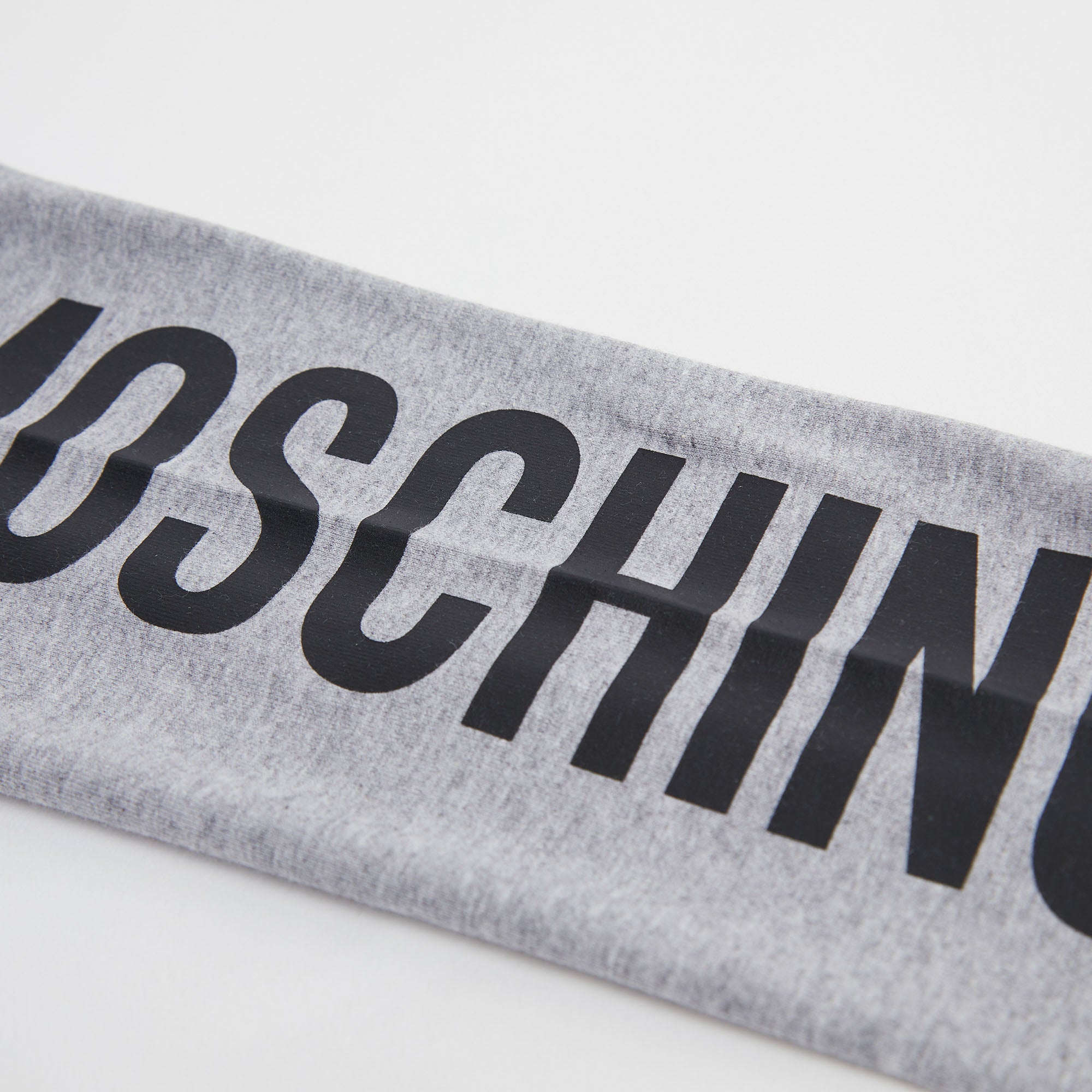 Girls Grey Logo Cotton Leggings